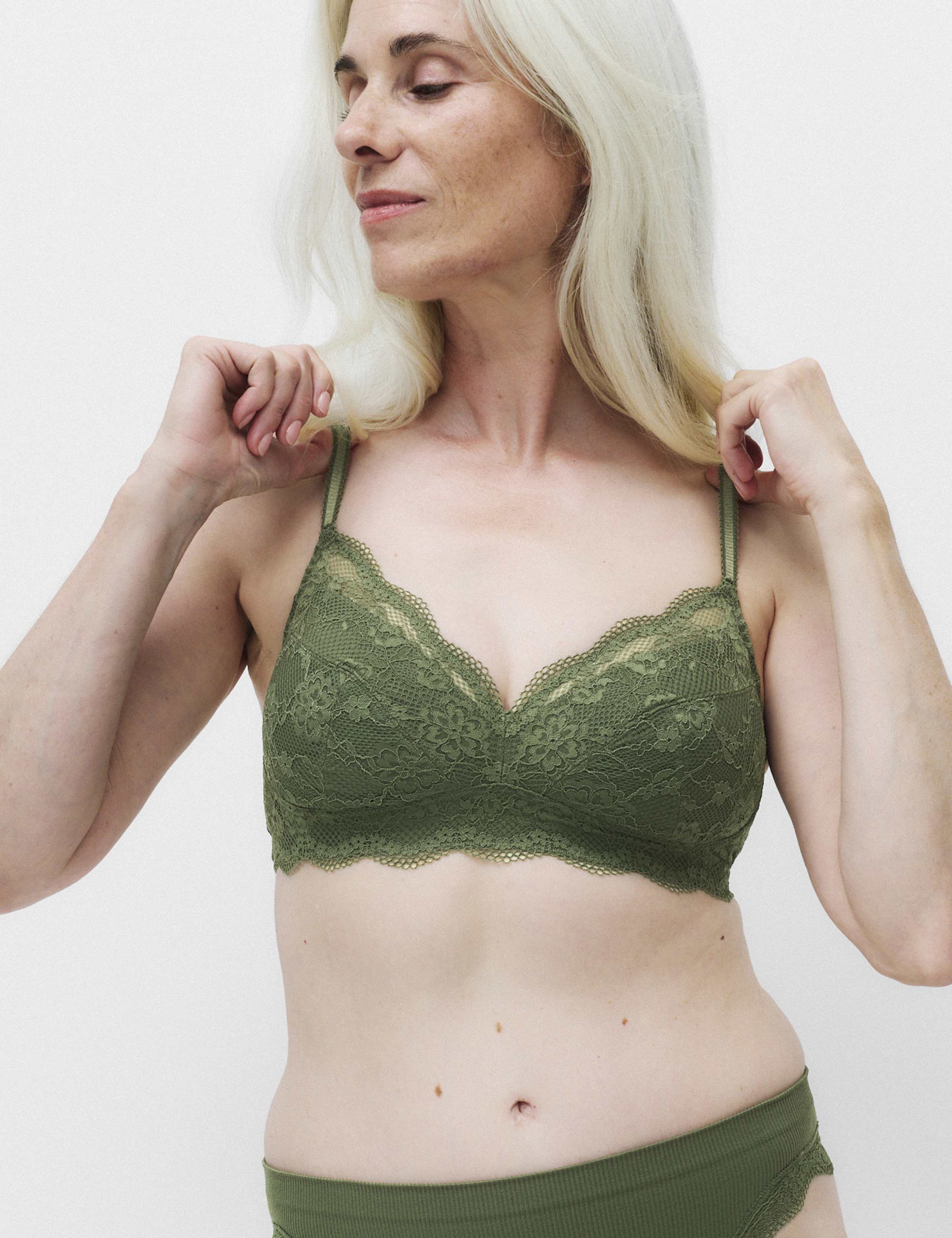 Jasmine Lace Non Wired Post Surgery Bra (A-E)
