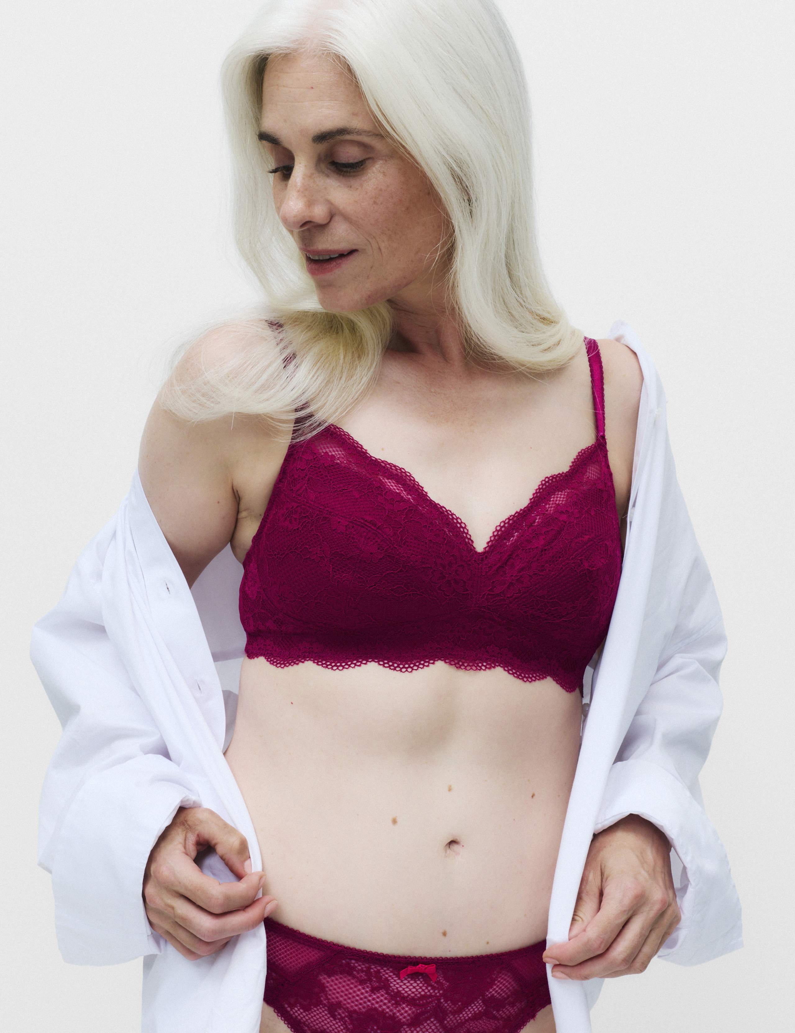 Jasmine Lace Non Wired Post Surgery Bra (A-E)