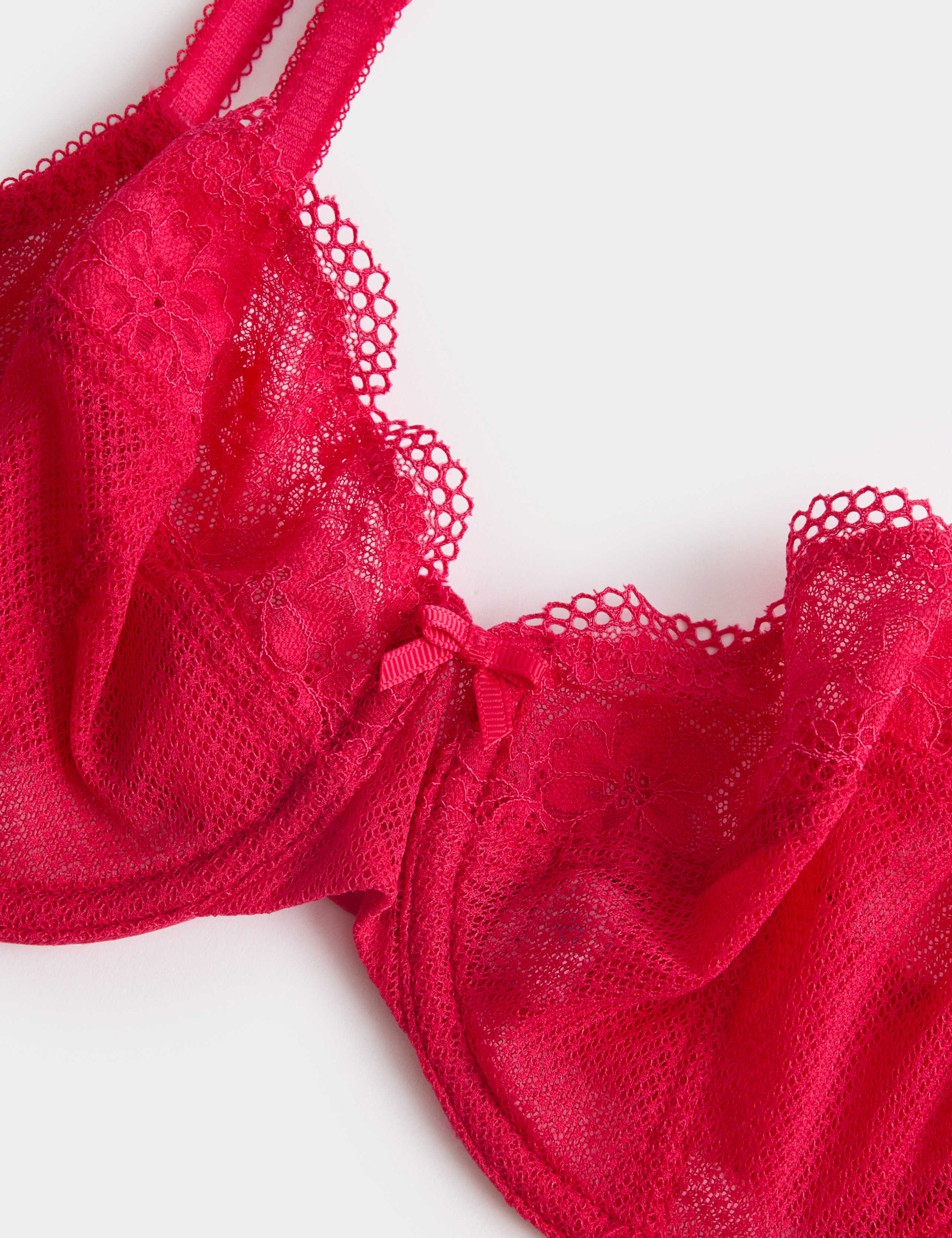 Jasmine Lace Wired Balcony Bra Set A-E 4 of 6