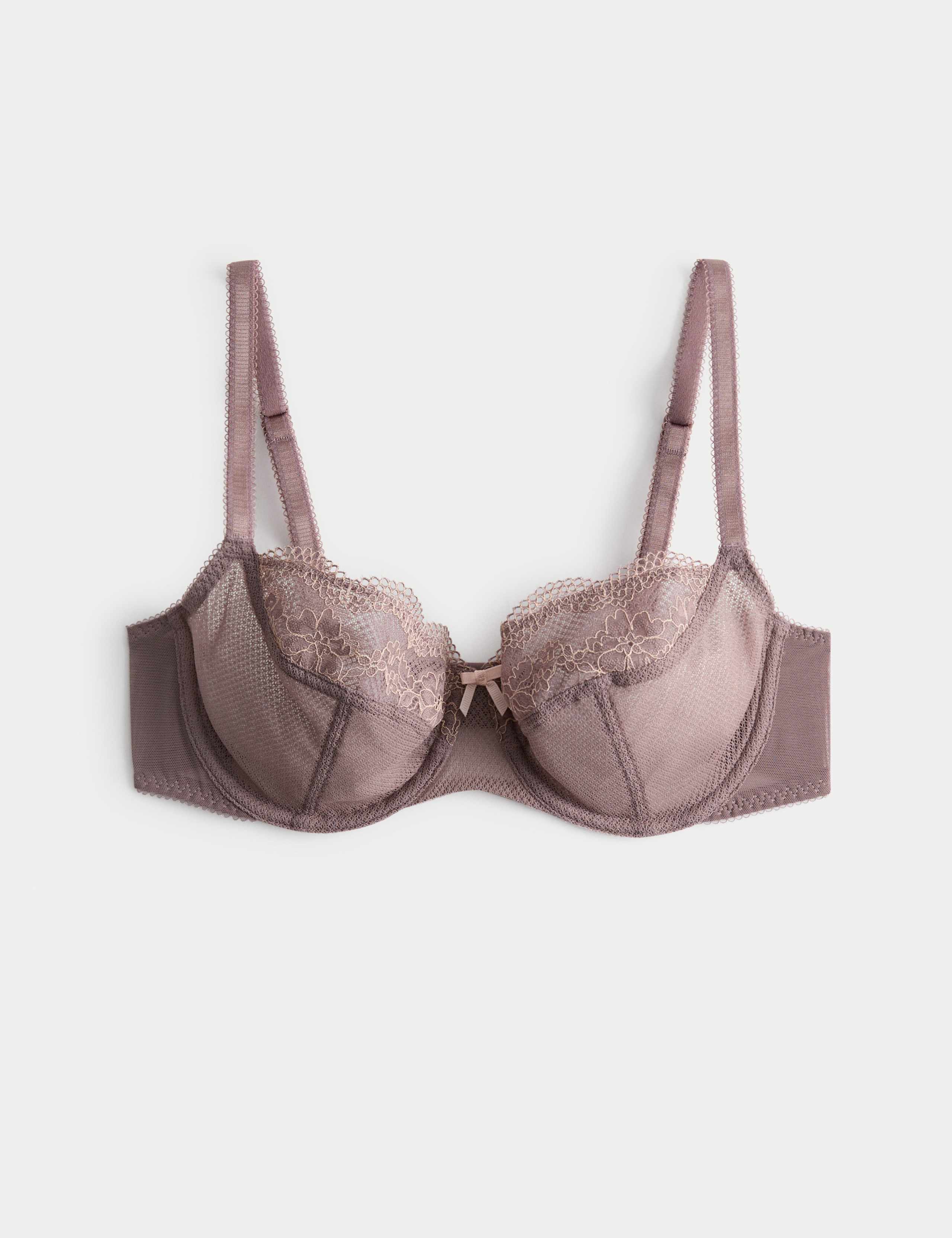 Jasmine Lace Wired Balcony Bra A-E