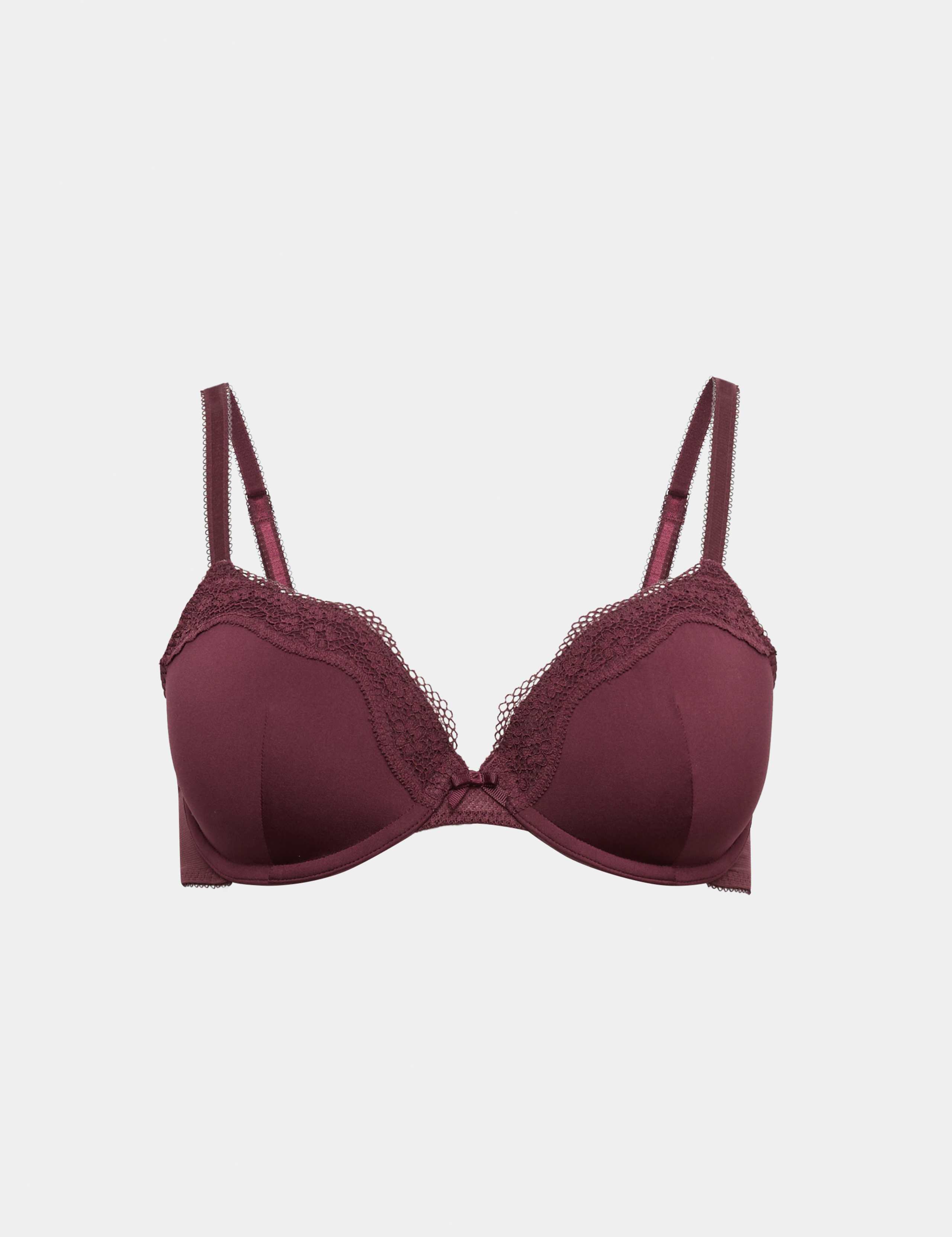 Jasmine Lace Wired Demi Cup Bra (A-E)