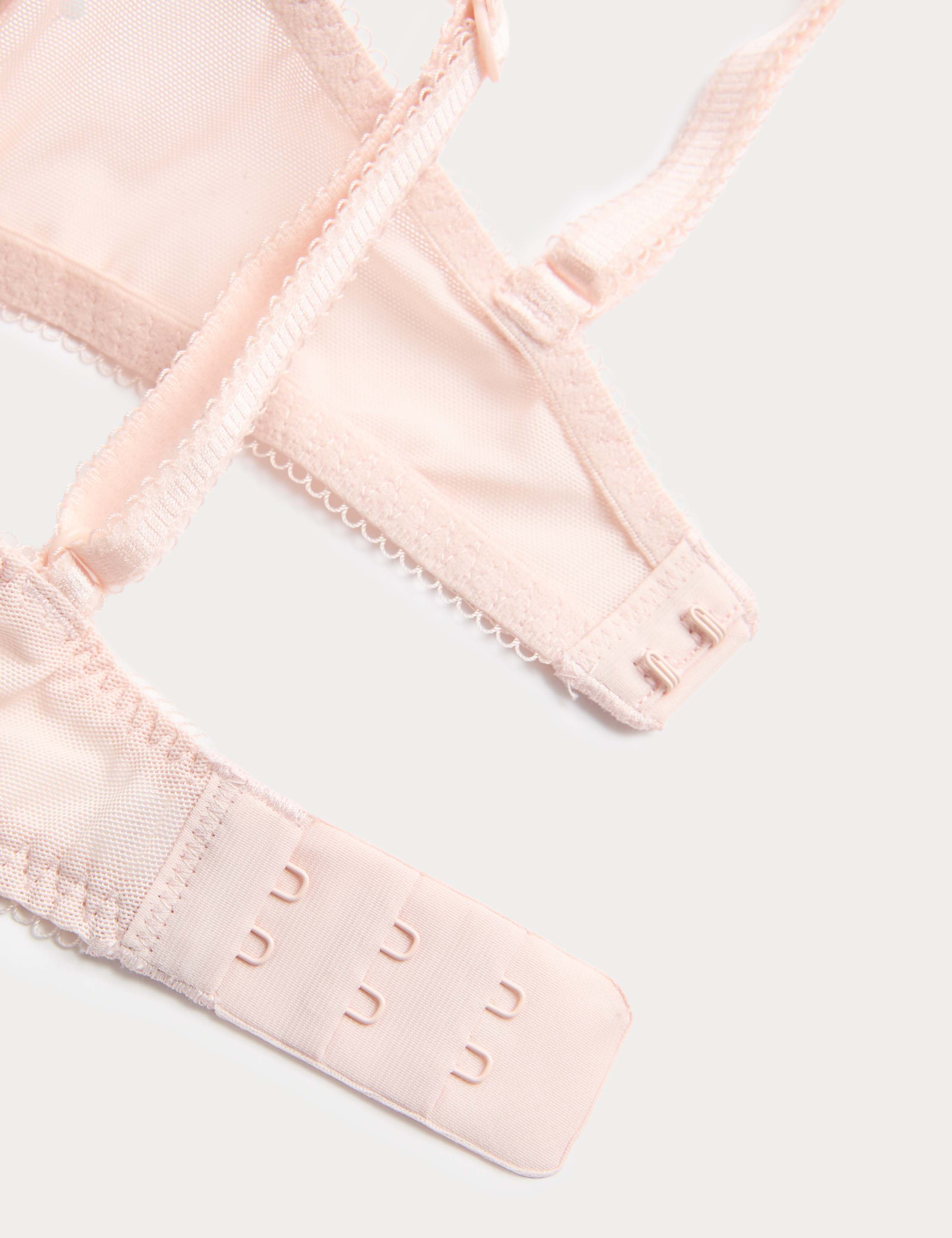 Jasmine Lace Wired Demi Cup Bra Set A-E 6 of 6