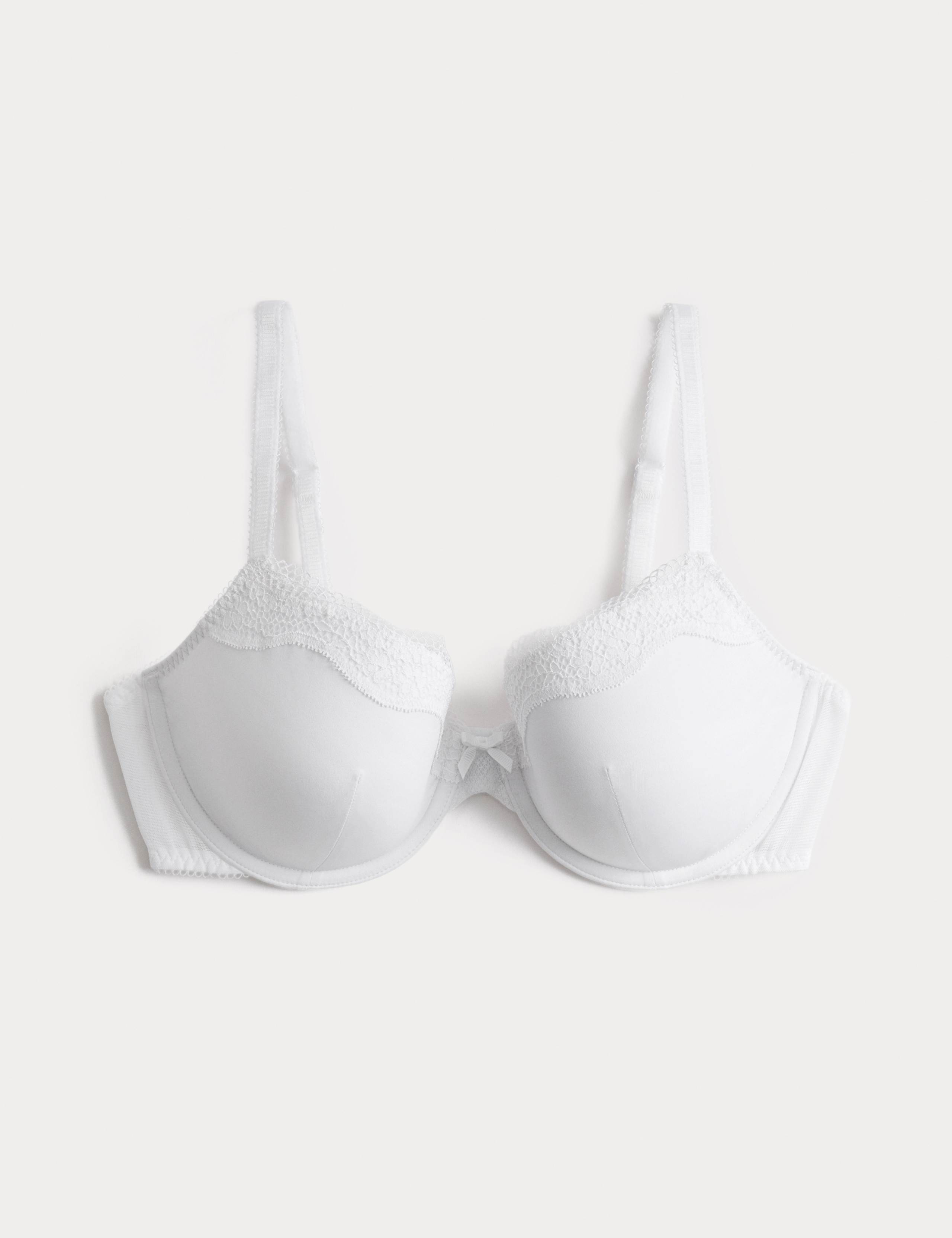 Jasmine Lace Wired Demi Cup Bra (A-E)
