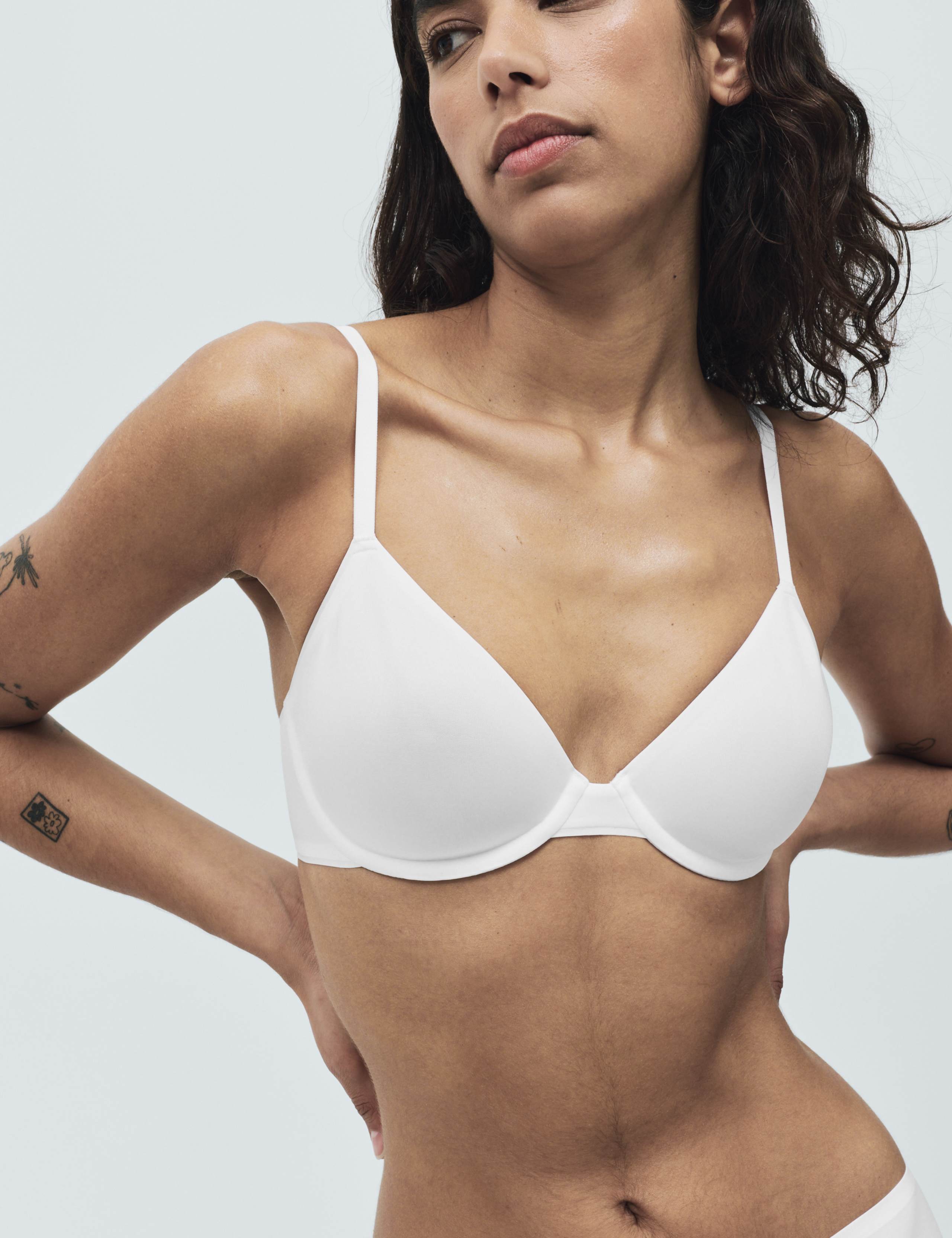 Body Invisibles™ Non-Padded Wired Demi Cup Bra (A–E)