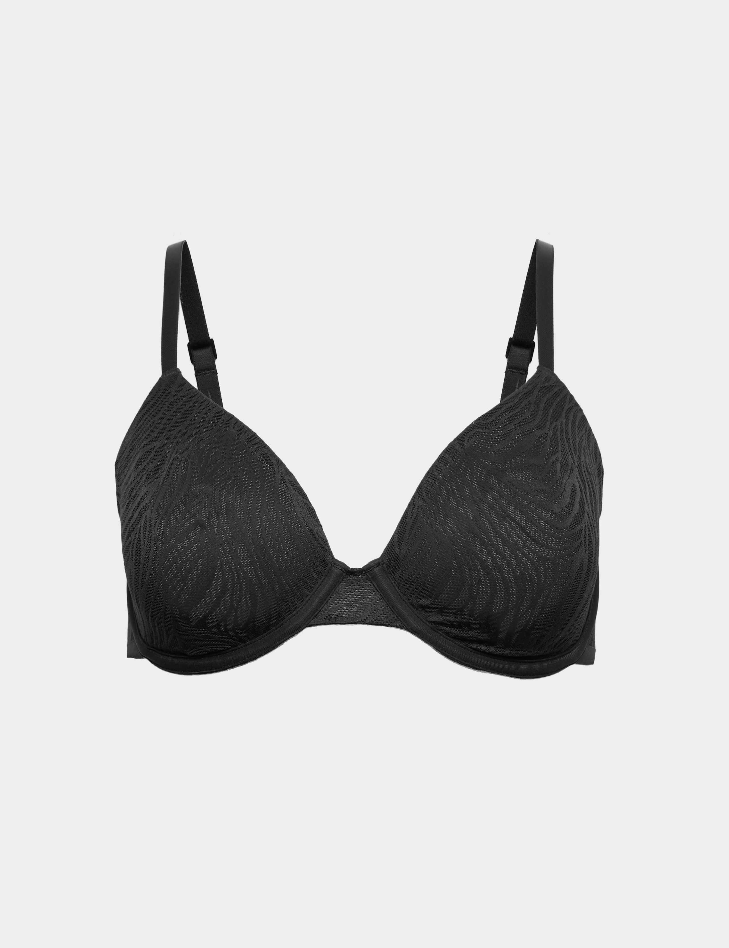 Body Lace Wired Demi Cup Bra (A-E)