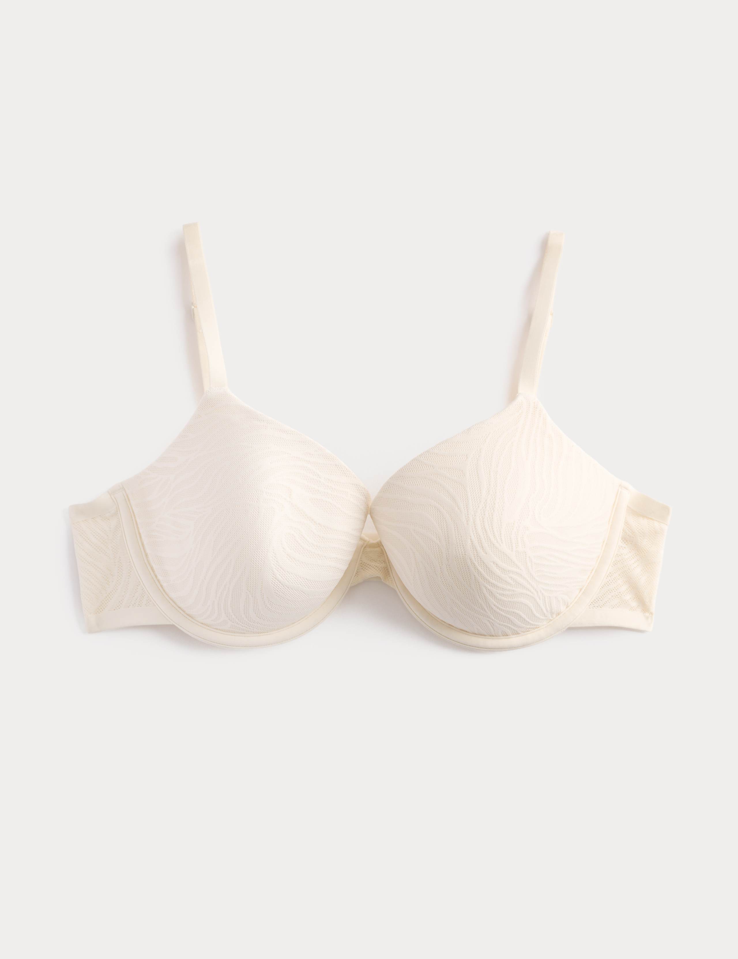 Body Lace Wired Demi Cup Bra (A-E)