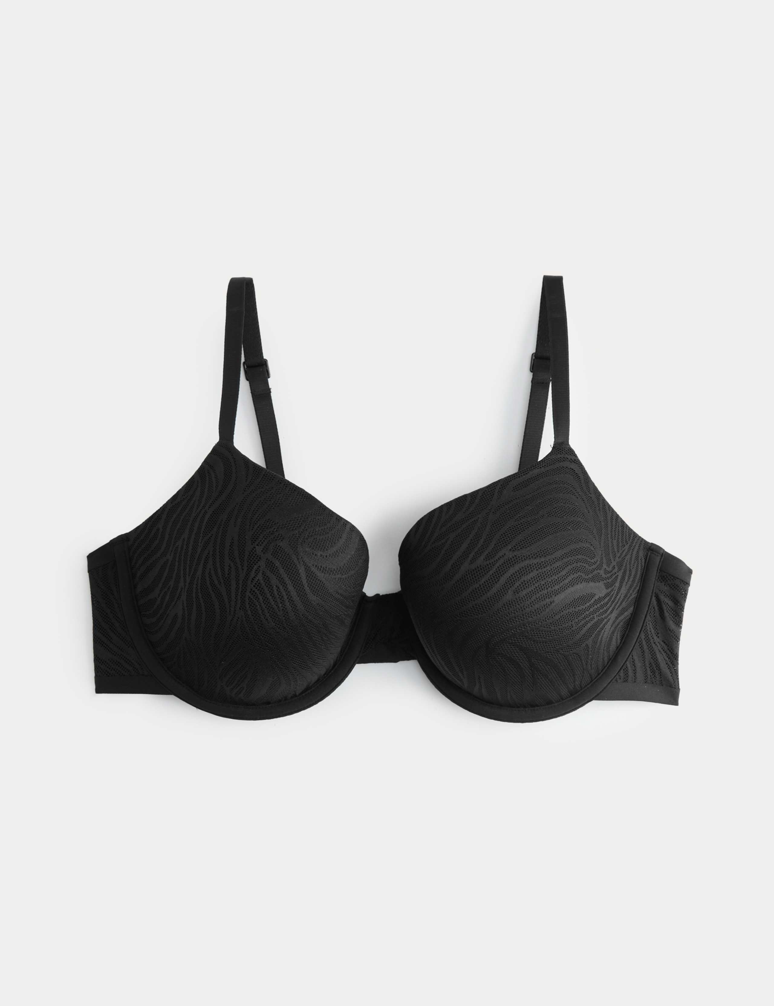 Body Lace Wired Demi Cup Bra (A-E)