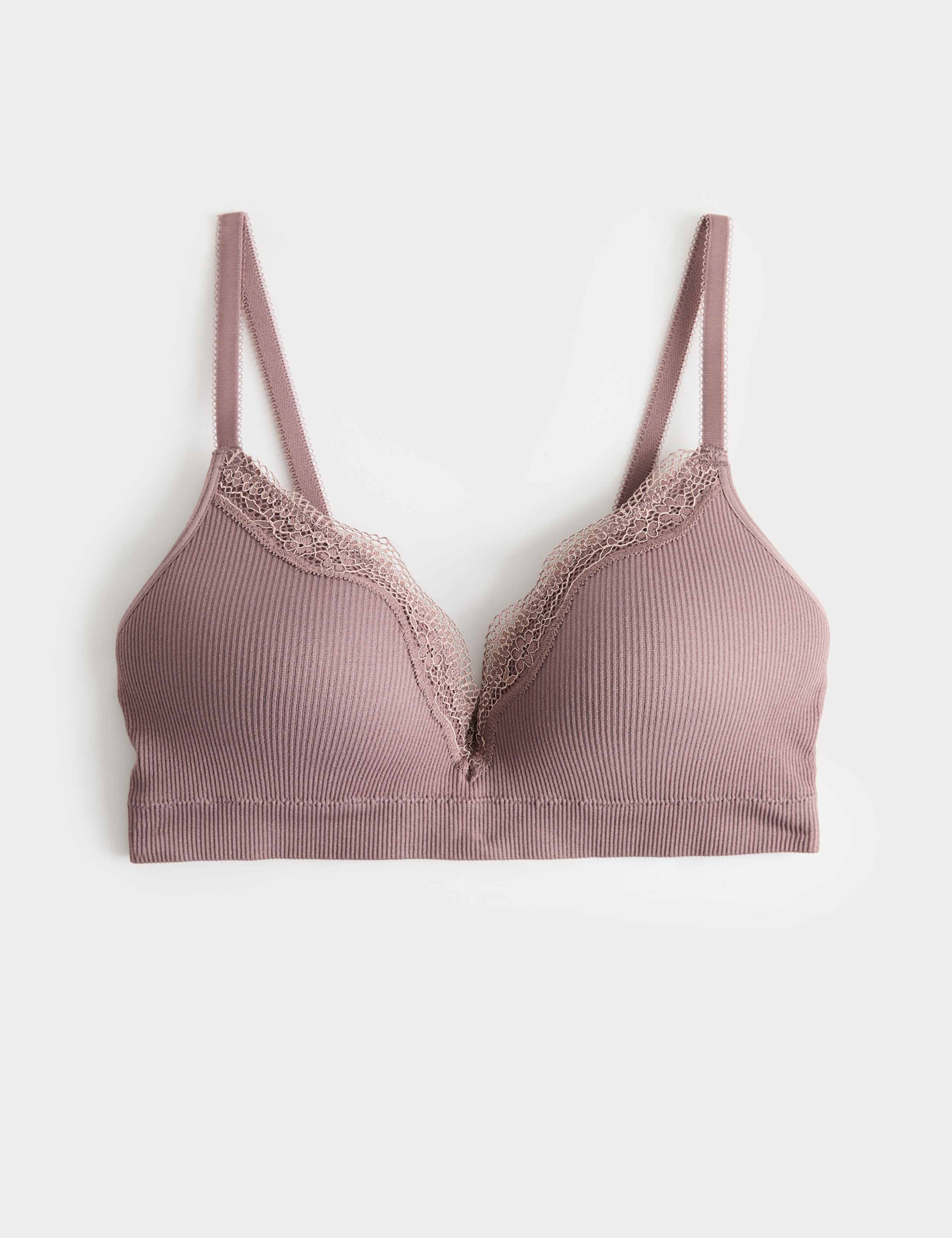 Jasmine Lace Seamfree Non Wired Plunge Bra (A-E)