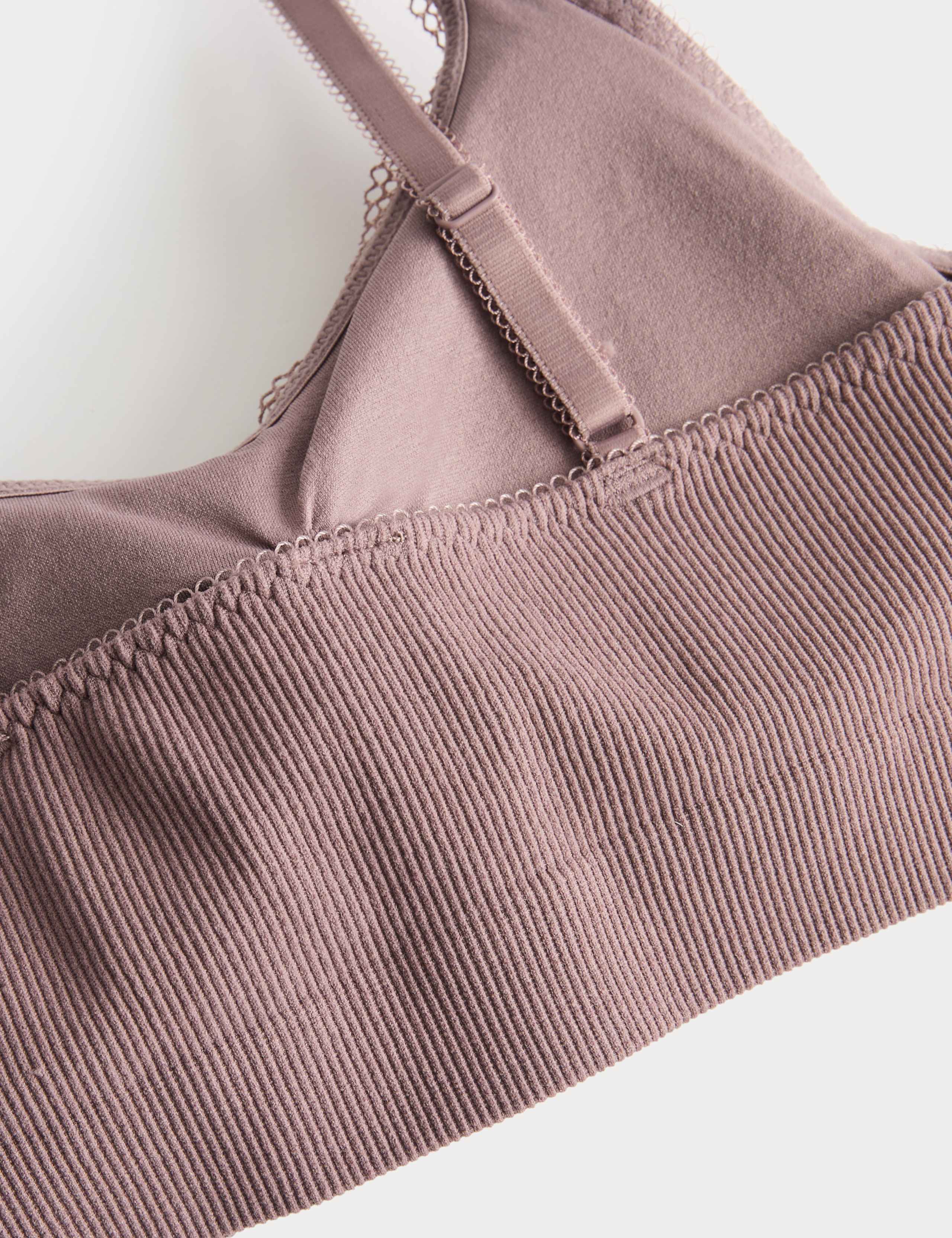 Jasmine Lace Non Wired Seamfree Crop Top Set 6 of 6