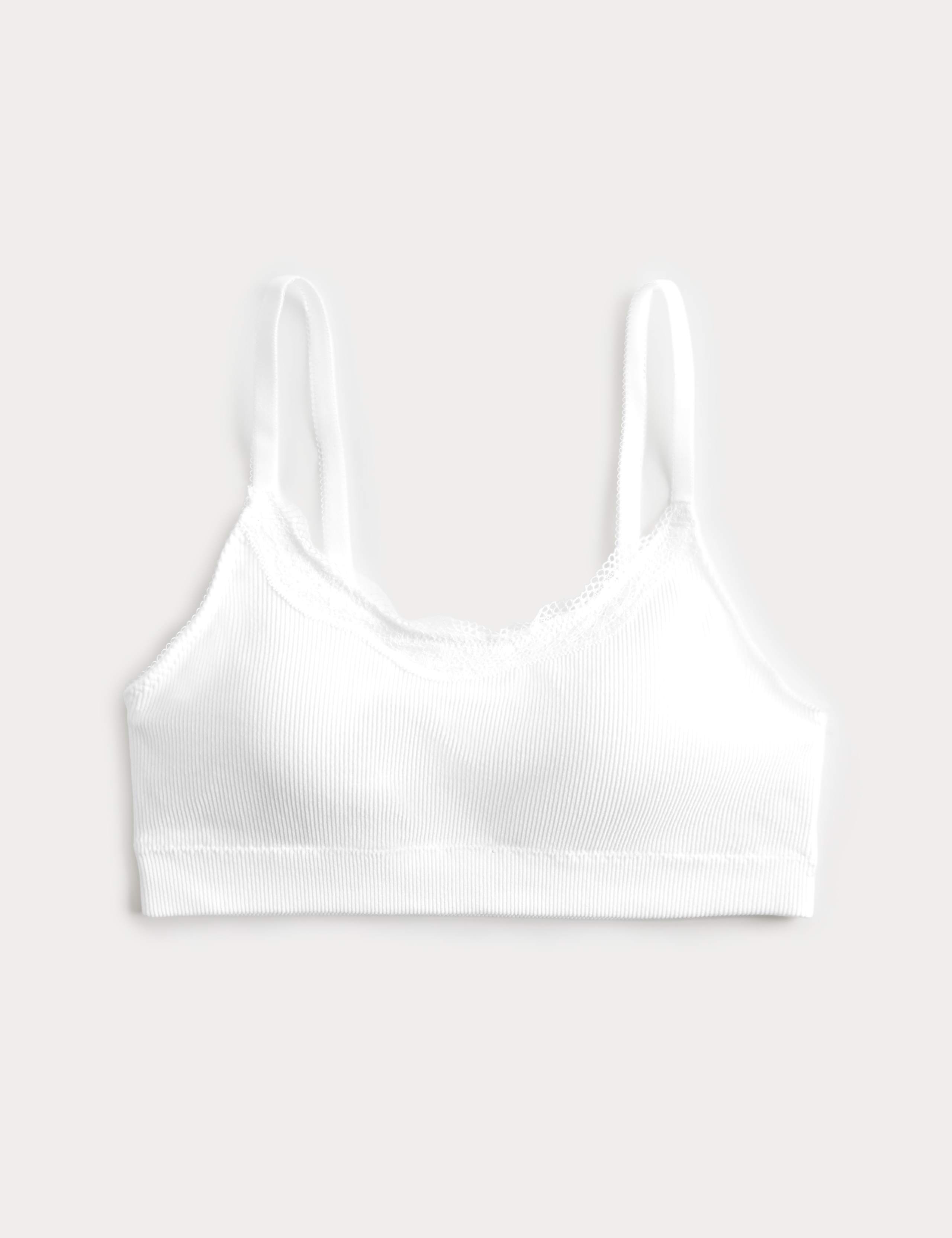 Jasmine Lace Non Wired Seamfree Crop Top