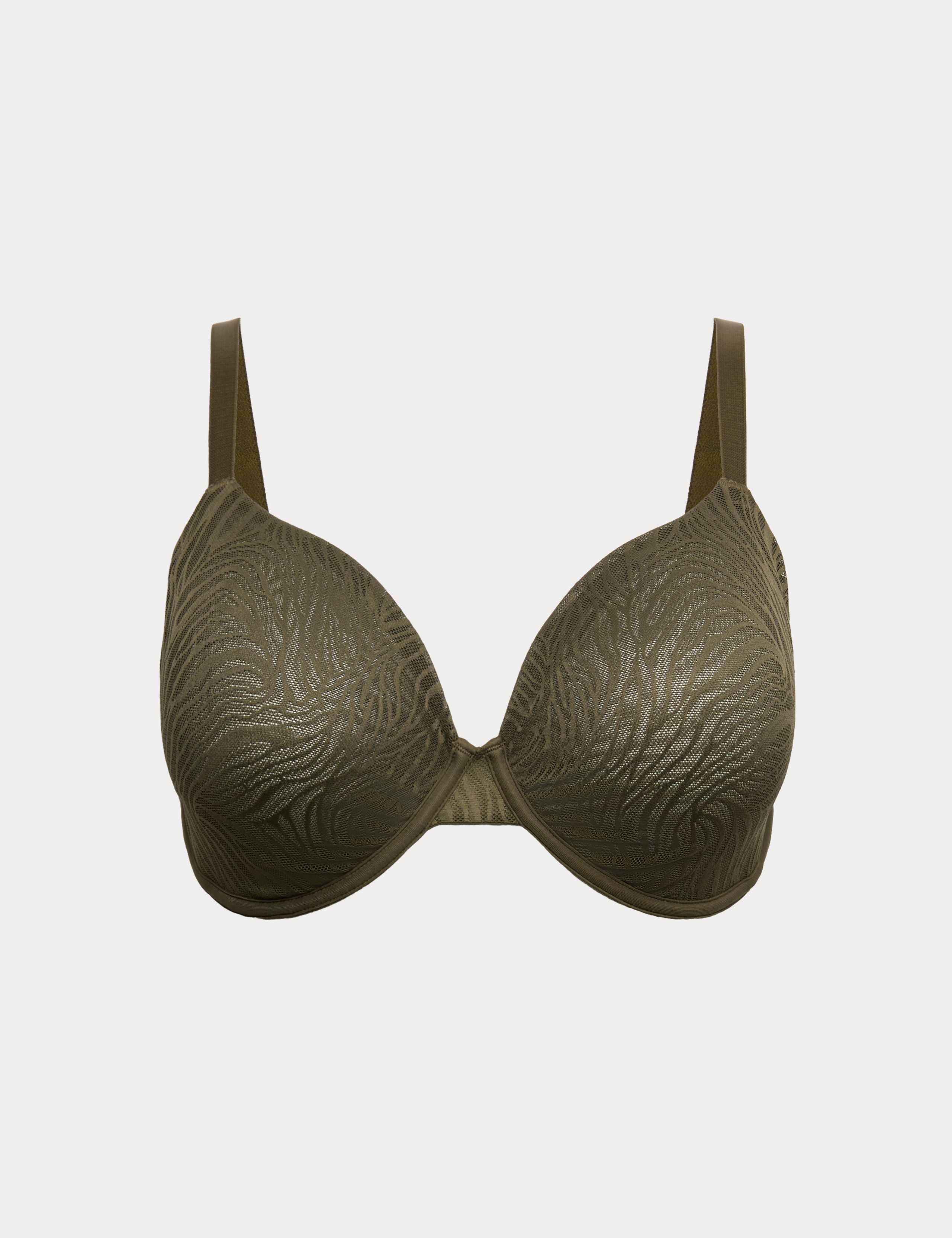 Body Lace Wired Demi Cup Bra Set F+ 1 of 6