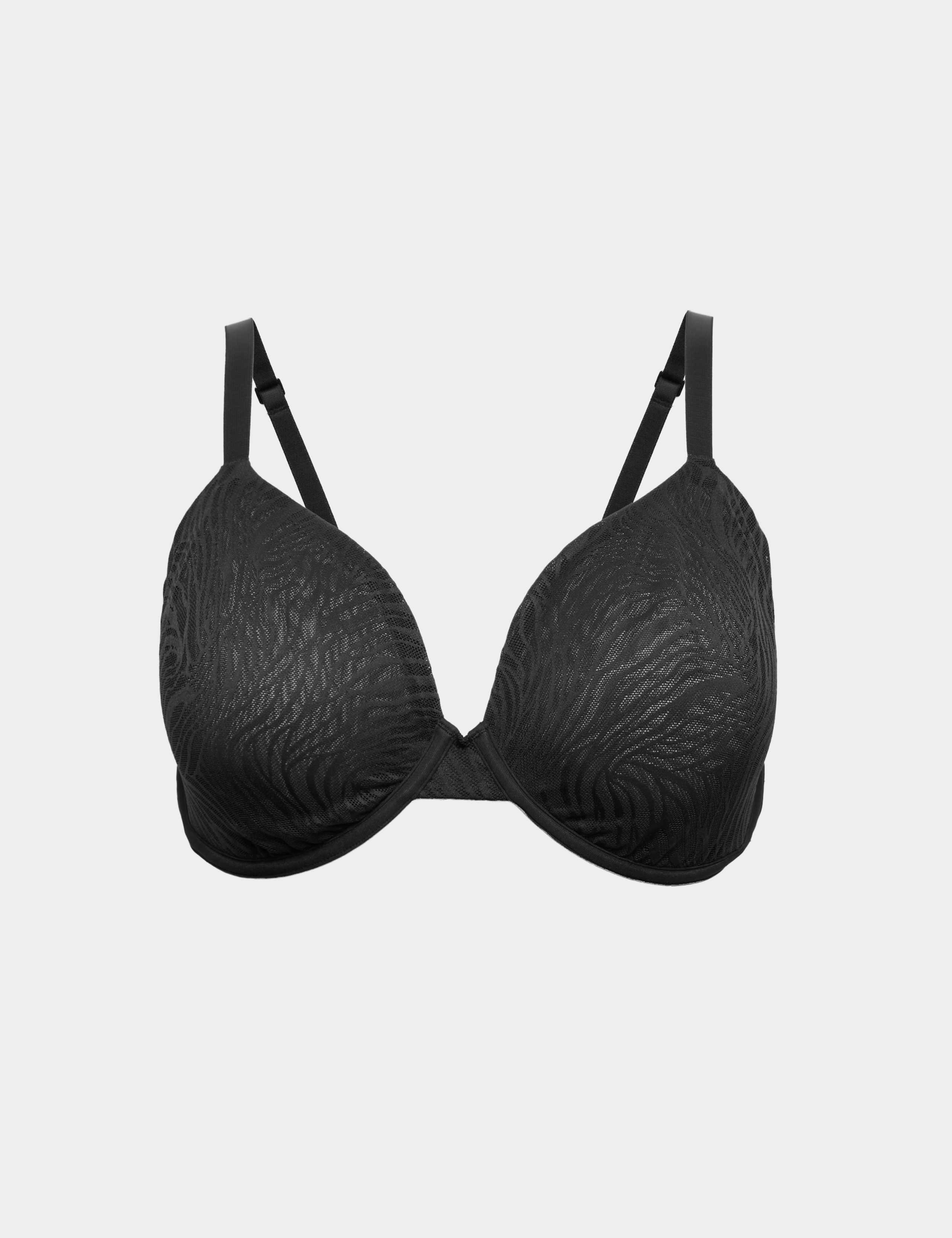 Body Lace Wired Demi Cup Bra (F+)