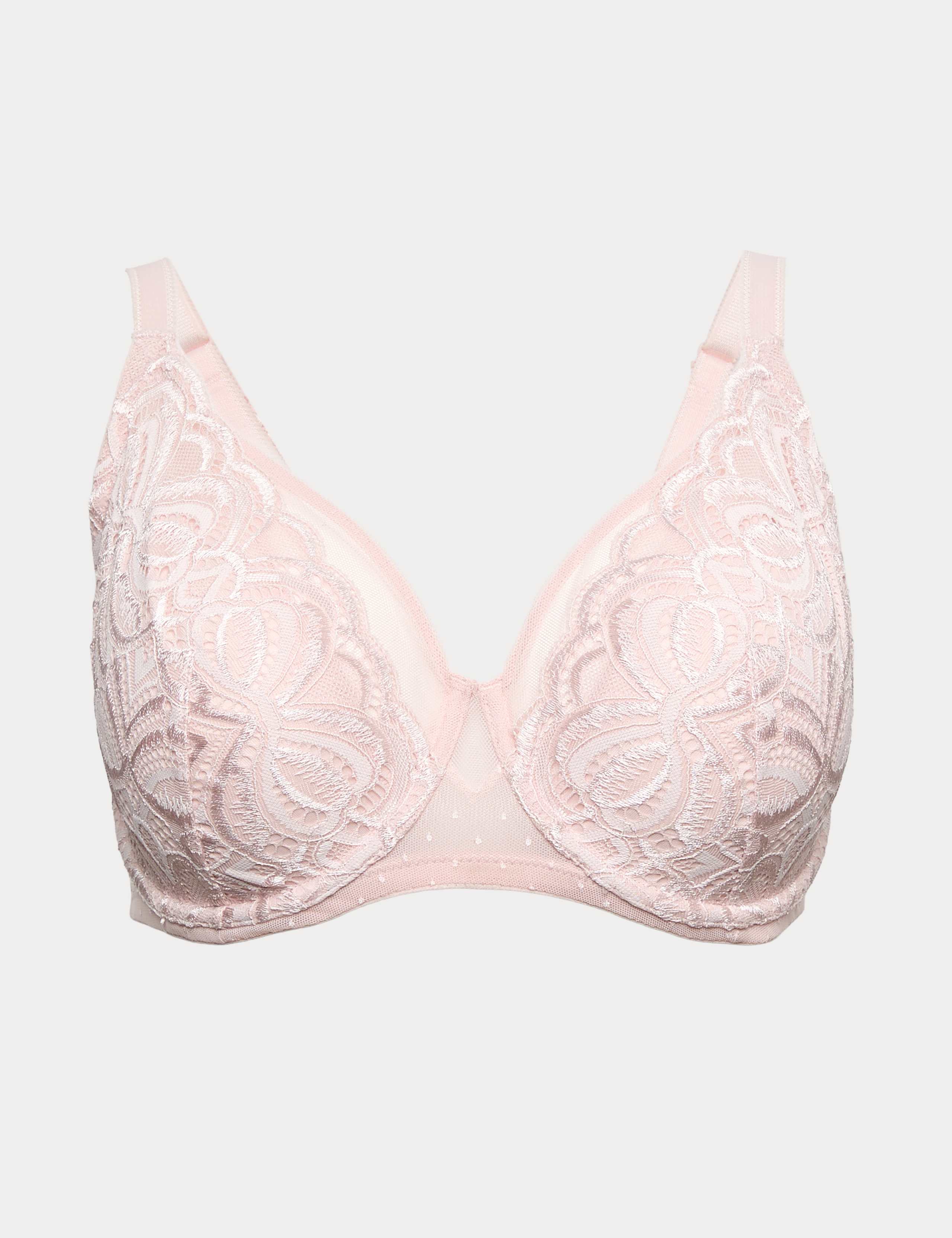 Amelia Lace Natural Lift Wired Full Cup Bra (F+)