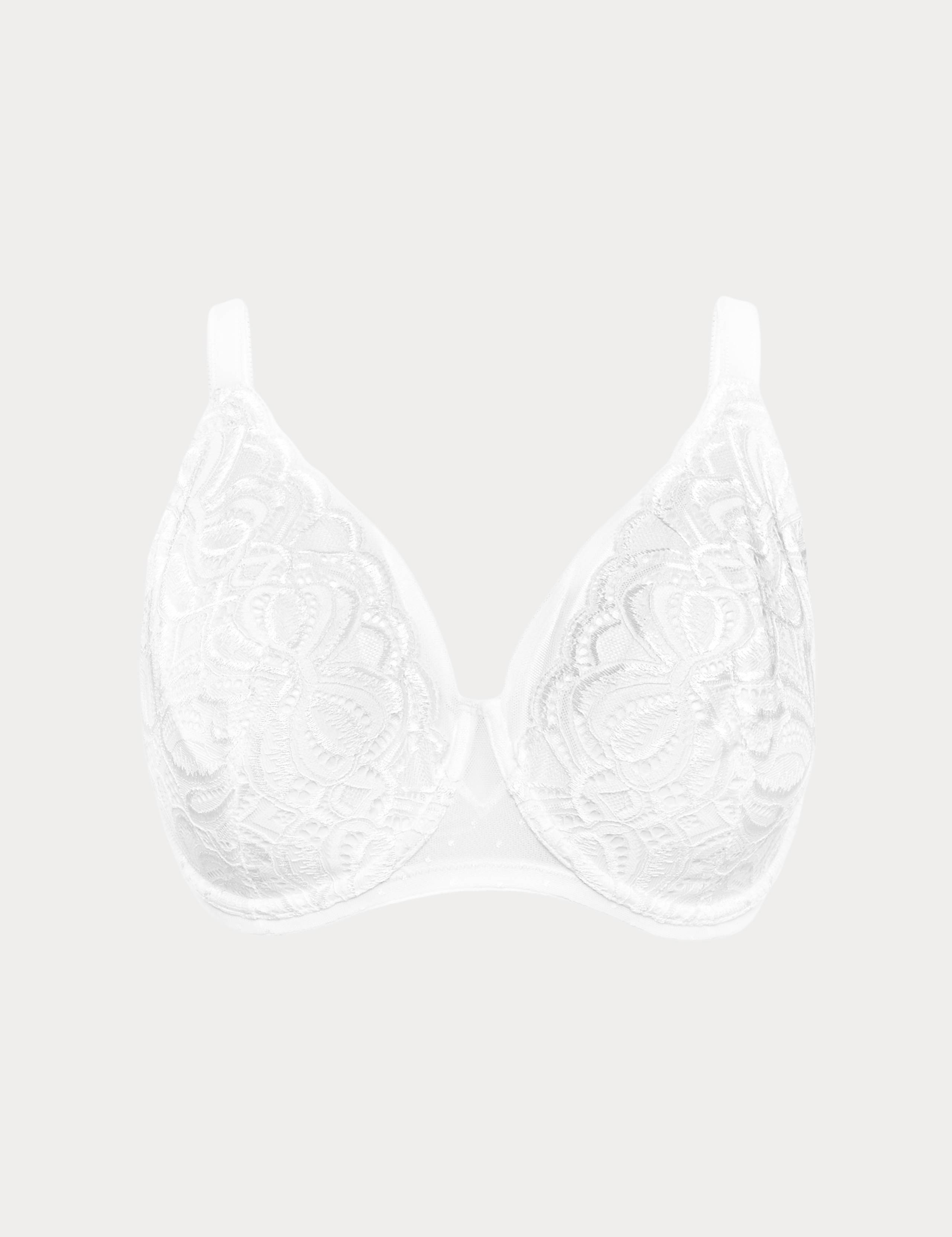 Amelia Lace Natural Lift Wired Full Cup Bra F+