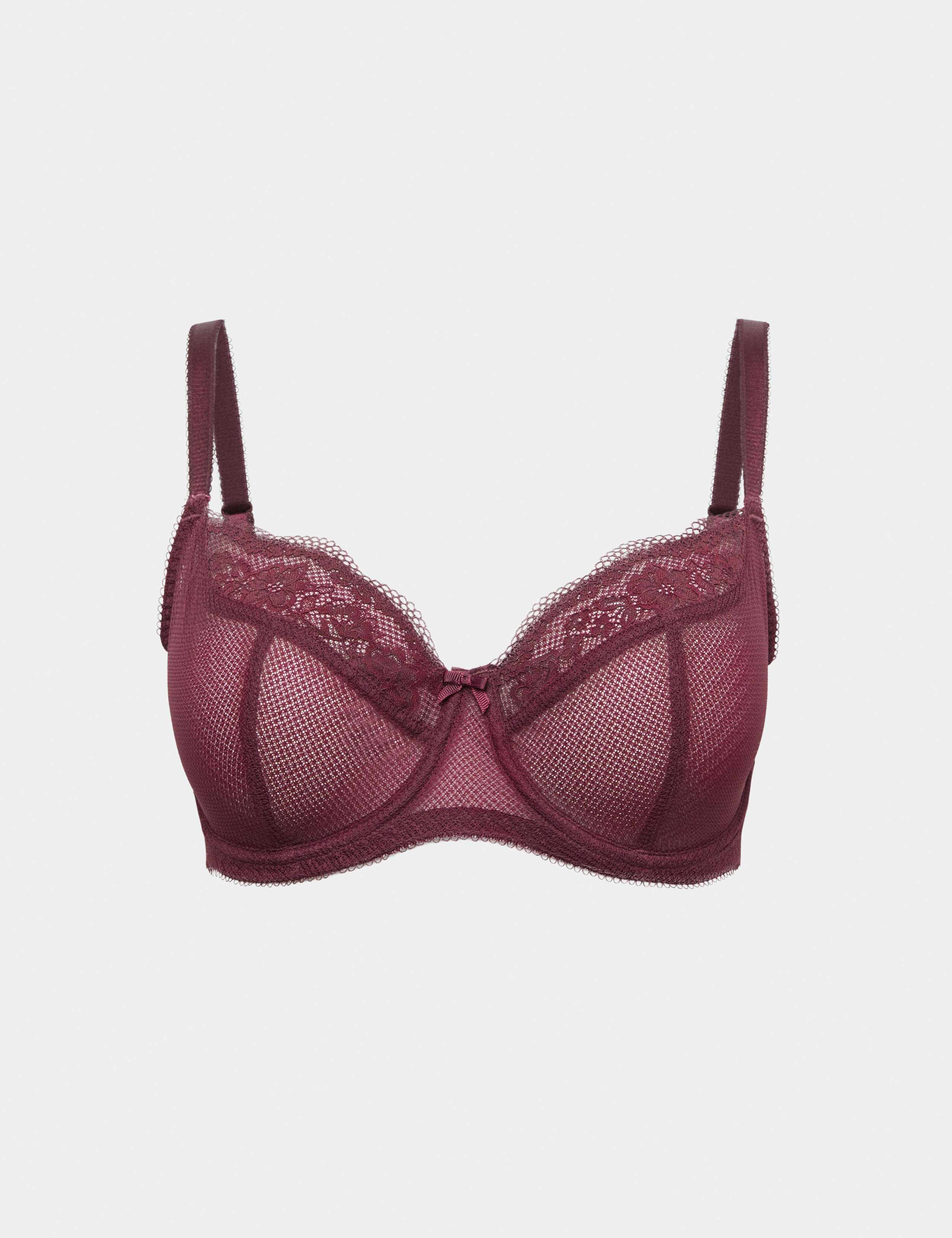 Jasmine Lace Wired Balcony Bra (F-H)