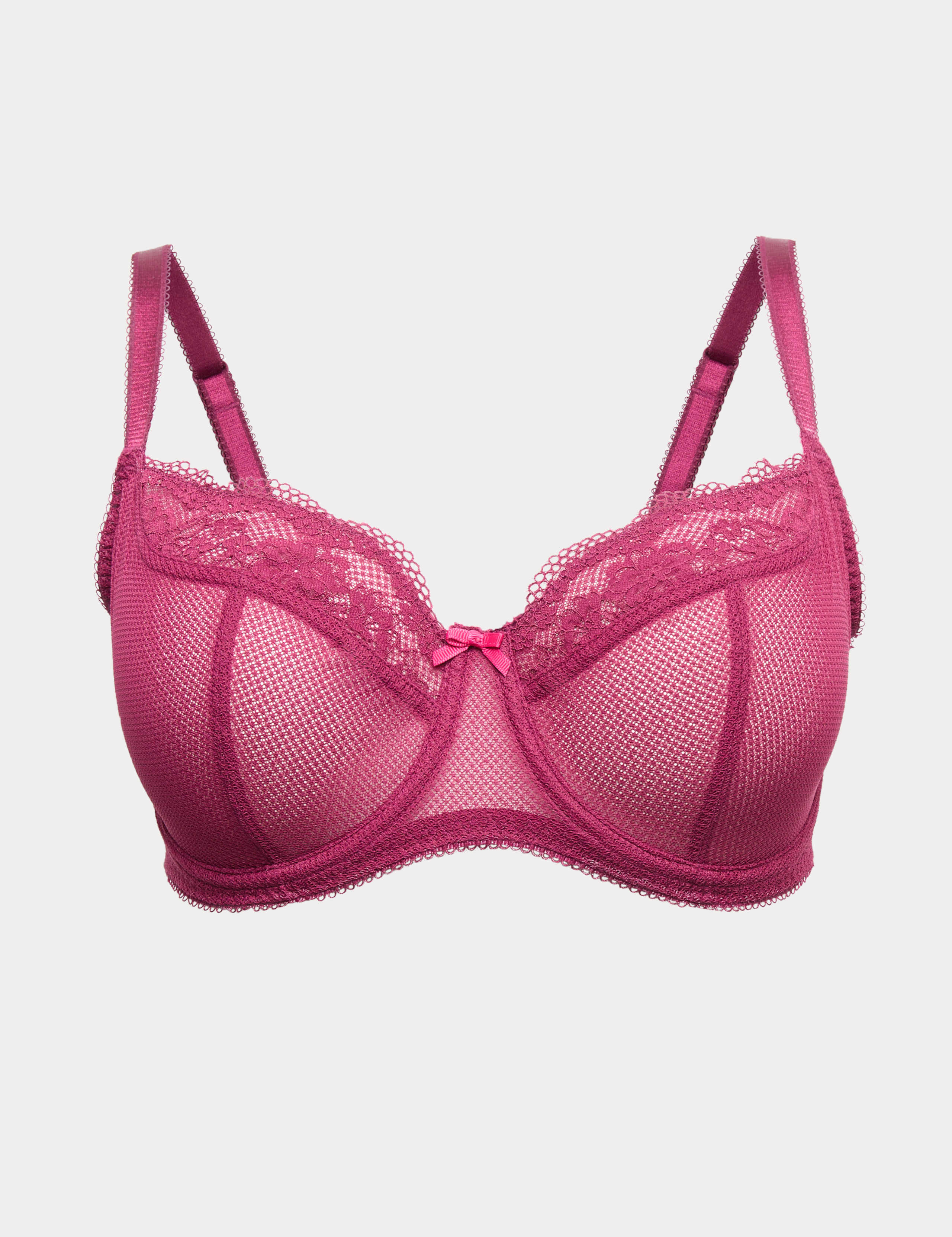 Jasmine Lace Wired Balcony Bra (F-H)