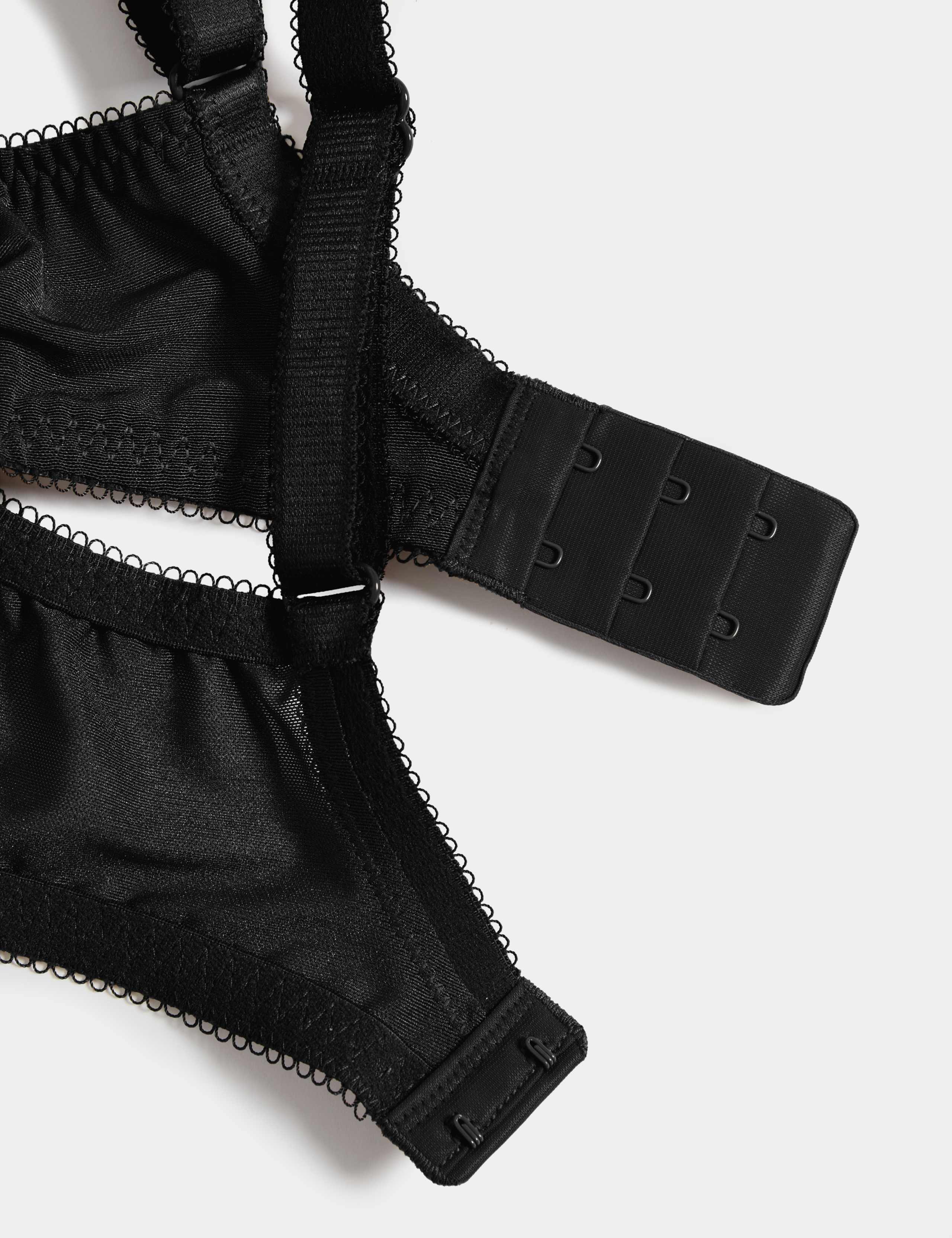 Jasmine Lace Wired Balcony Bra Set F-H 6 of 6