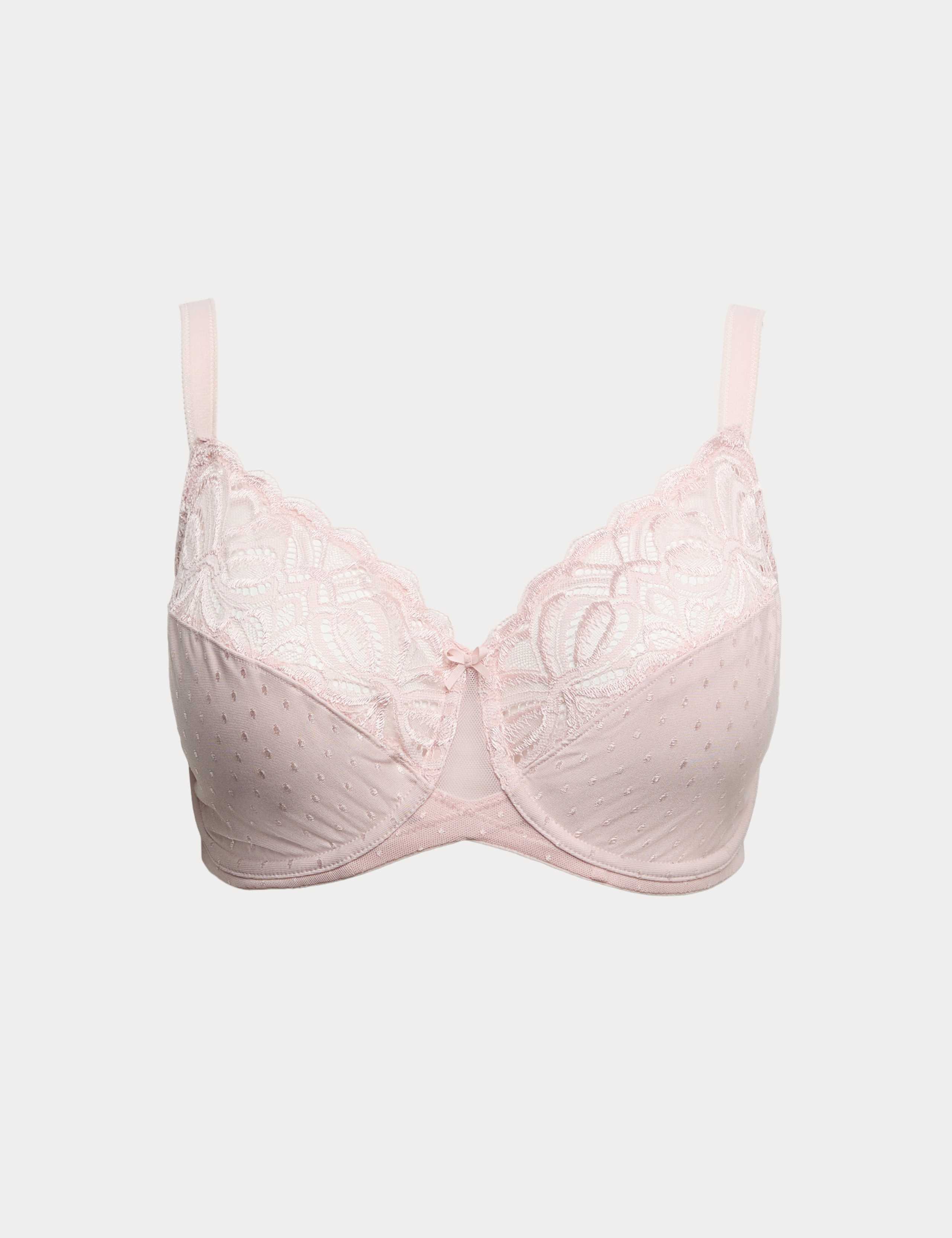 Amelia Lace Wired Minimiser Bra (C-H)