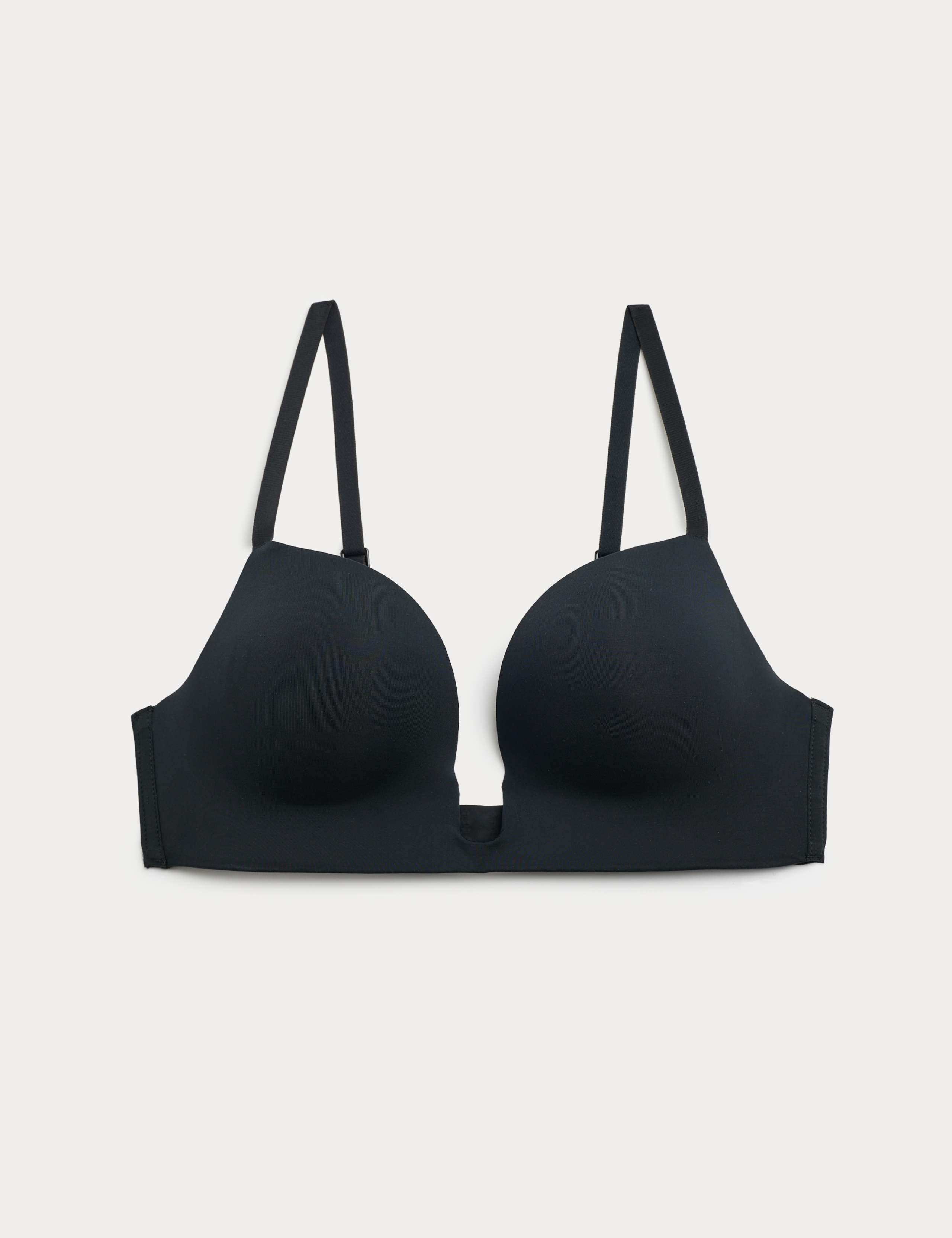 Body Invisibles Wired Push Up Plunge Bra Set A-E 1 of 6