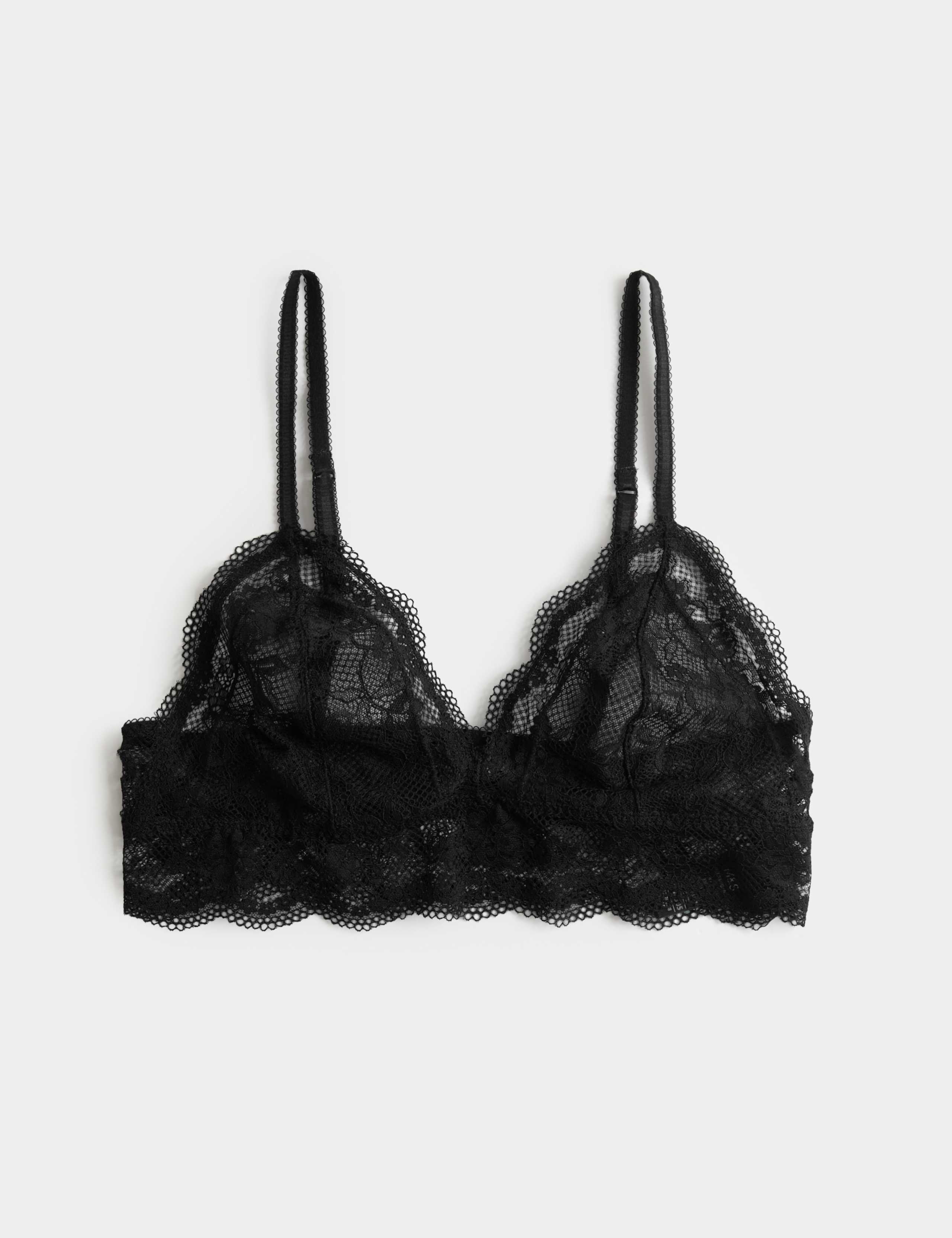 Jasmine Lace Non Wired Longline Bralette (A-E)