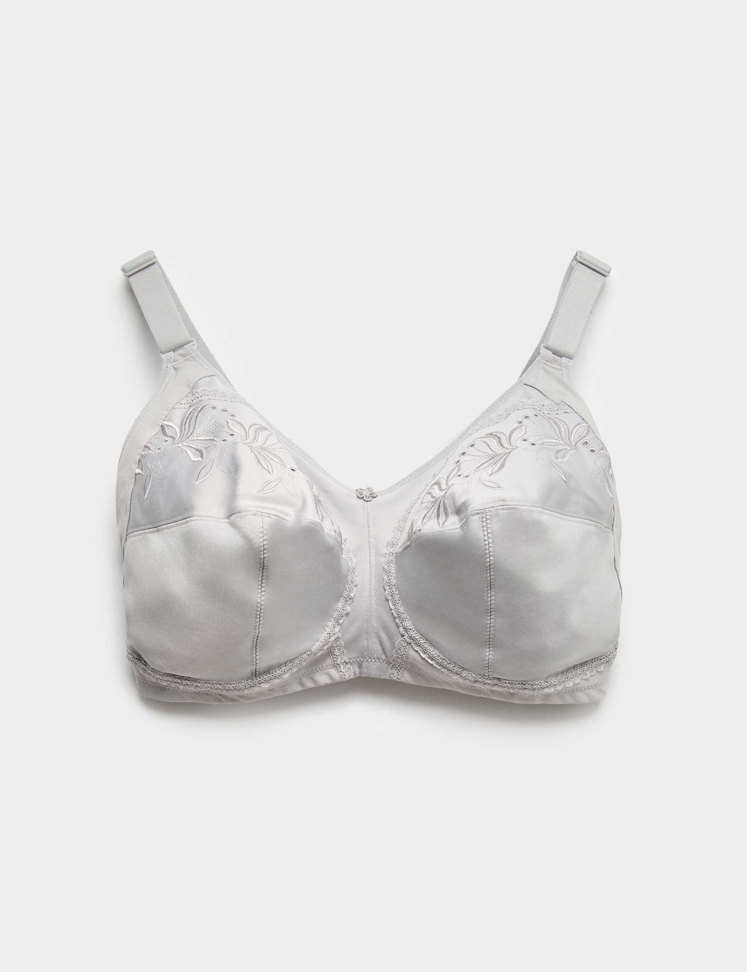 Embroidered Total Support Full Cup Bra (A-K)