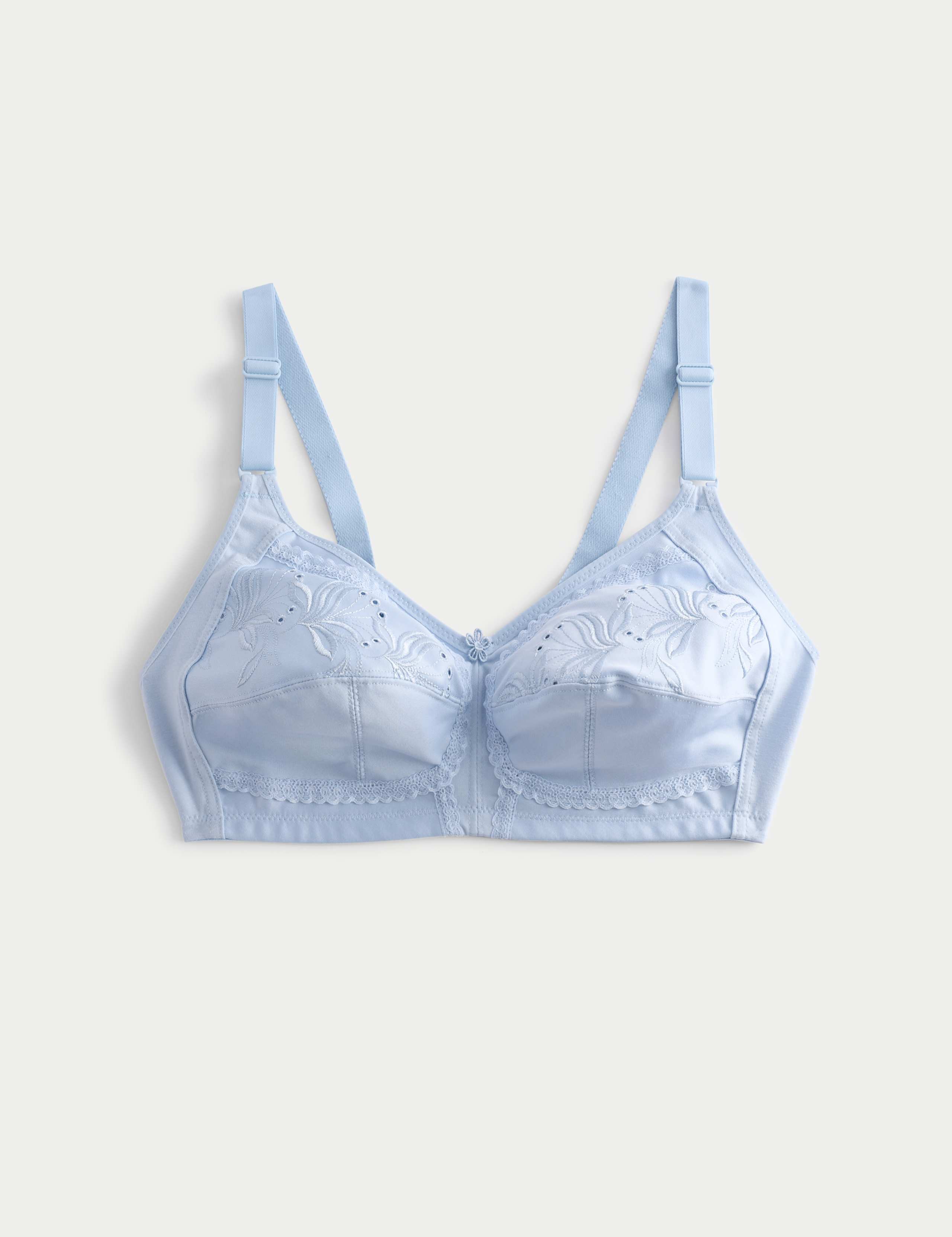 Embroidered Total Support Full Cup Bra (A-K)
