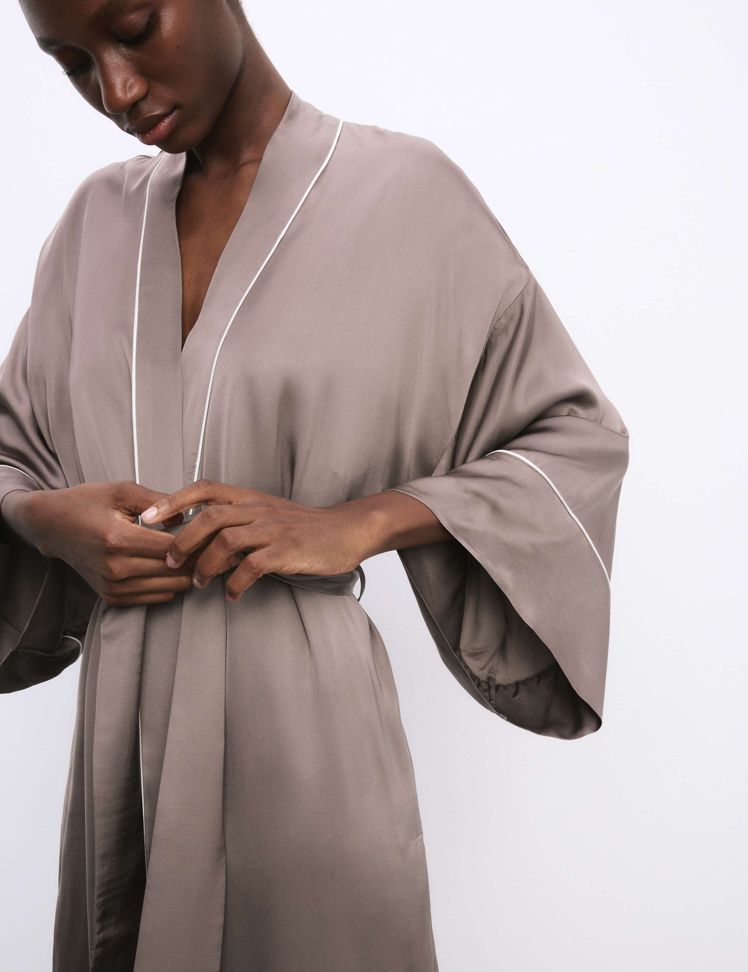 Autograph Satin Long Wrap