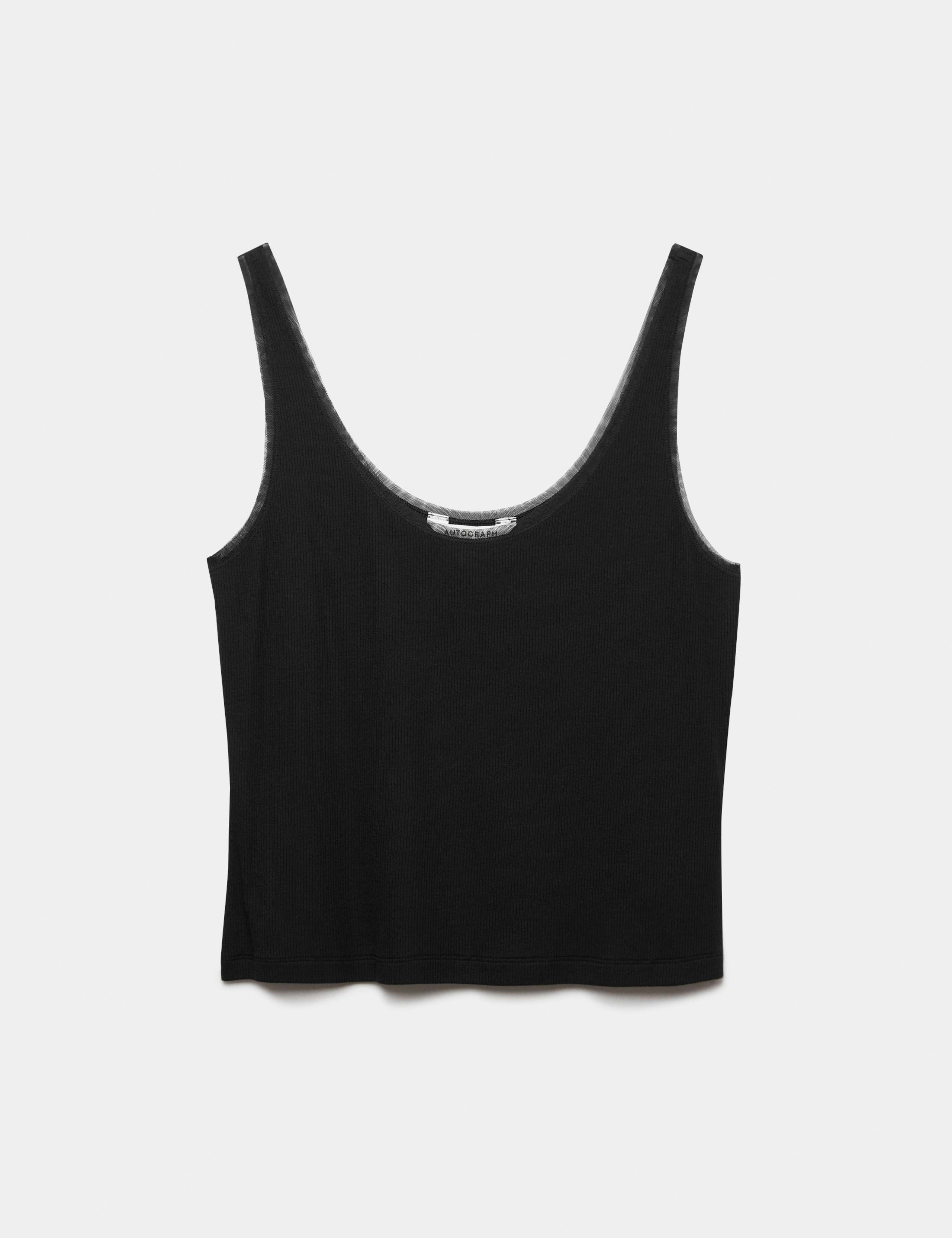 Modal Rich Ribbed Cami Pyjama Top