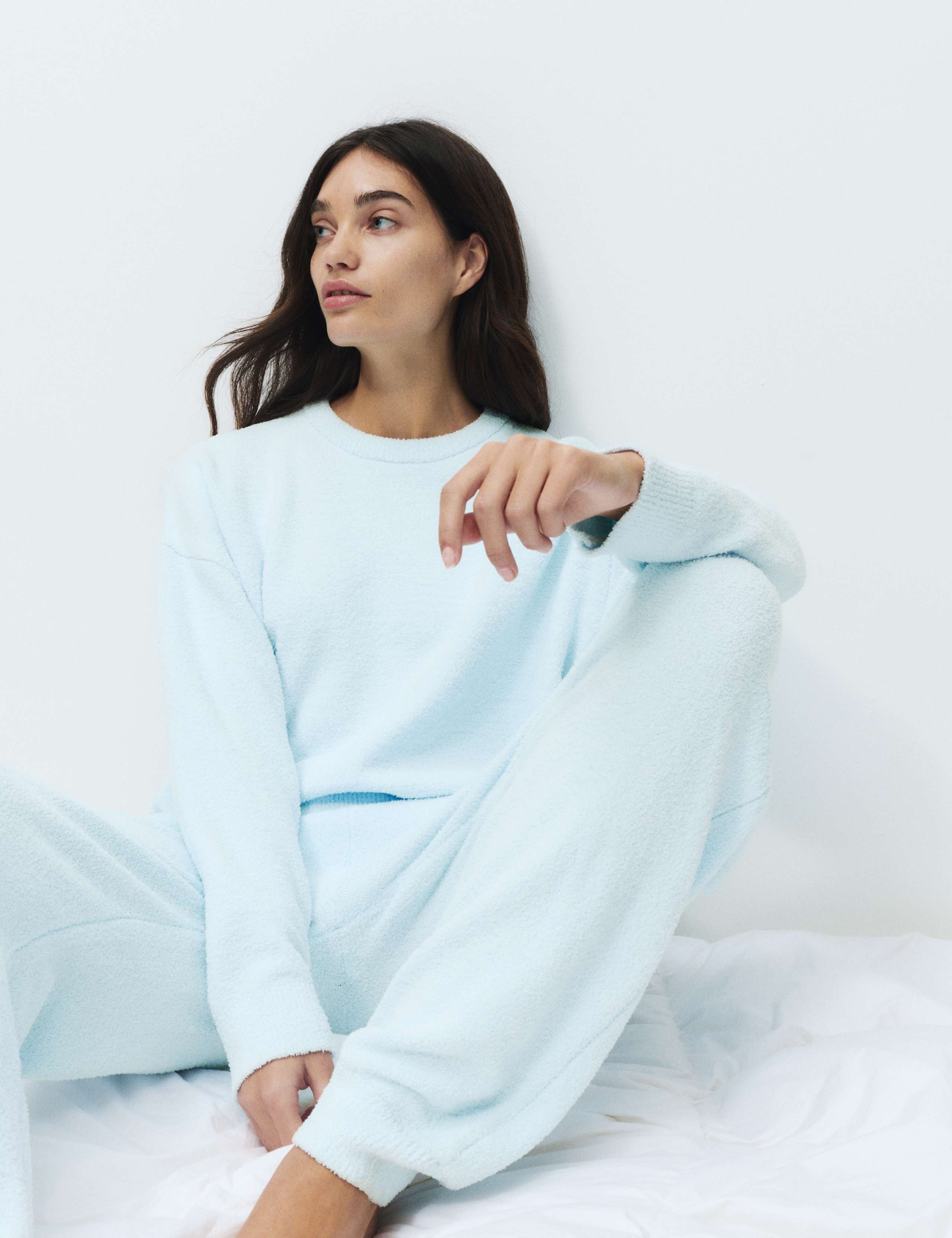 Cosy Boucle Knit Lounge Joggers
