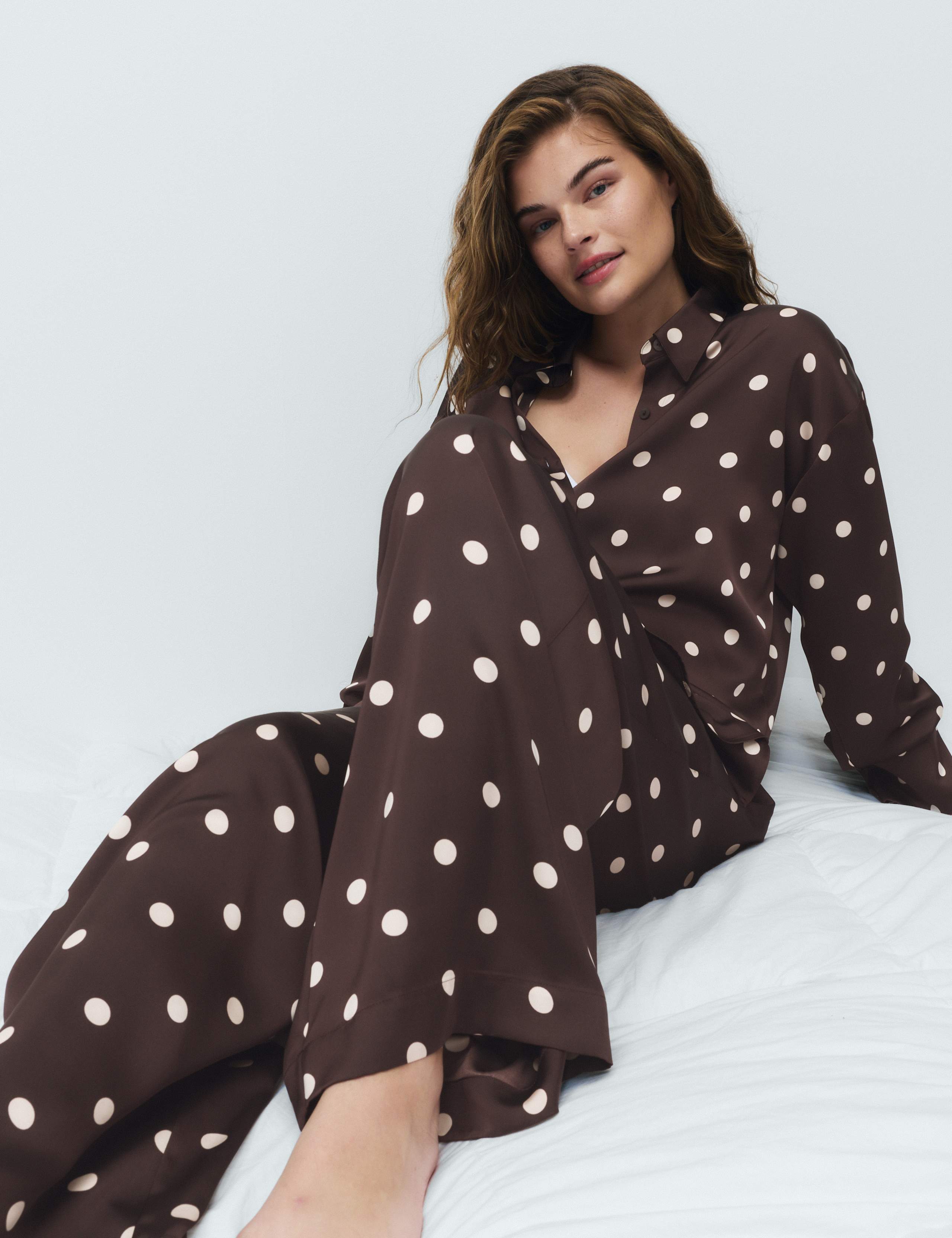 Dream Satin™ Polka Dot Pyjama Bottoms