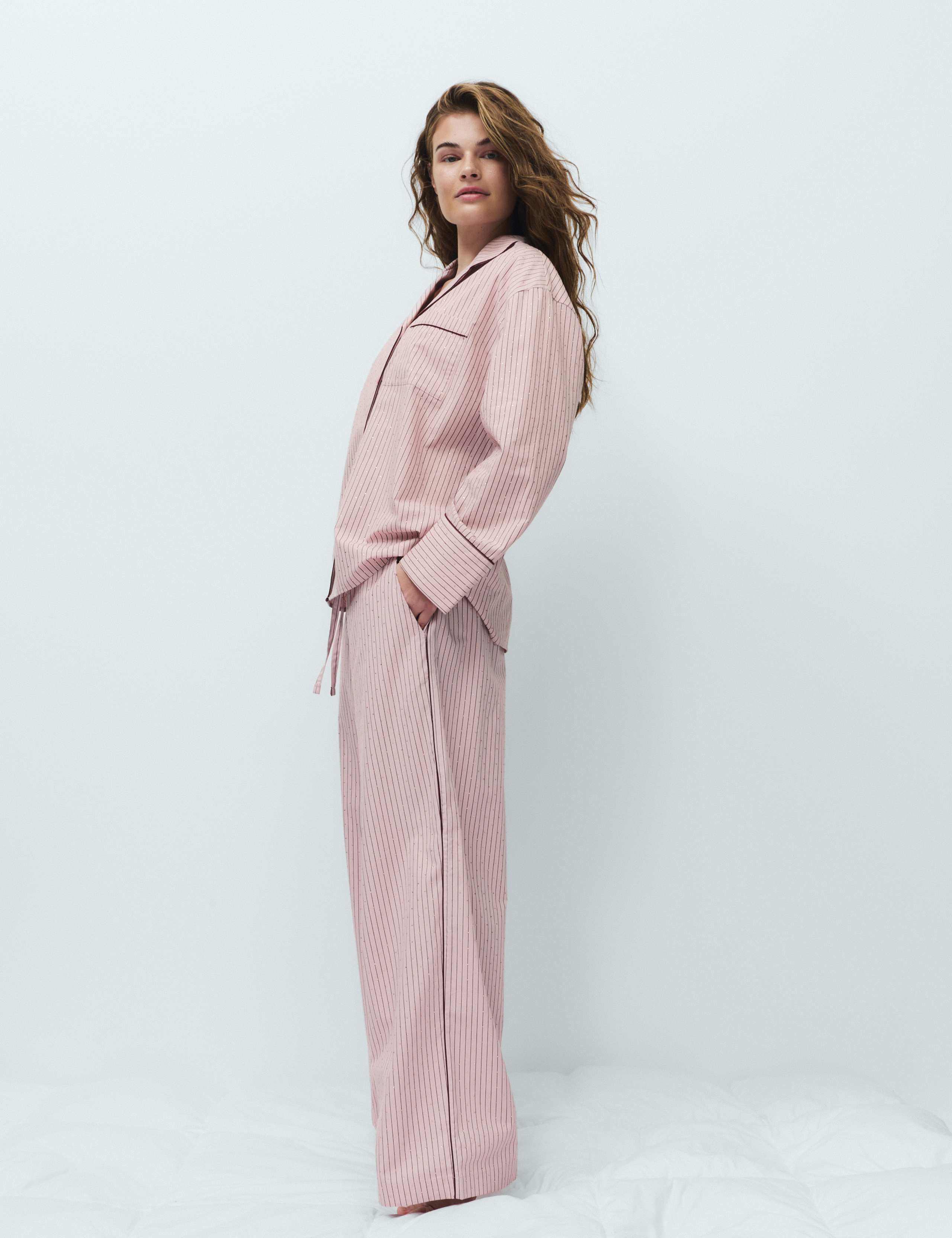 Pure Cotton Striped Pyjama Bottoms