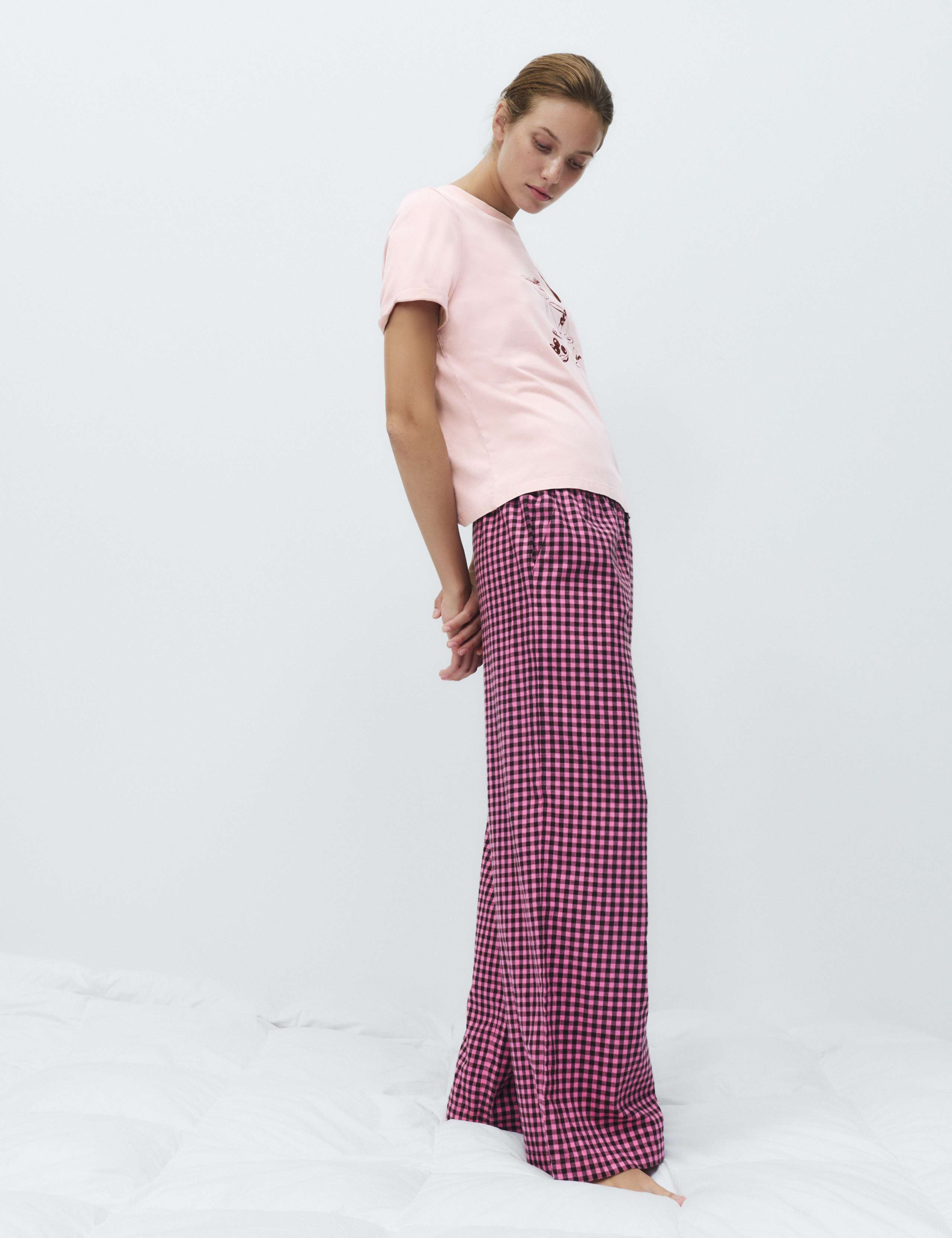 Pure Cotton Printed Pyjama Bottoms