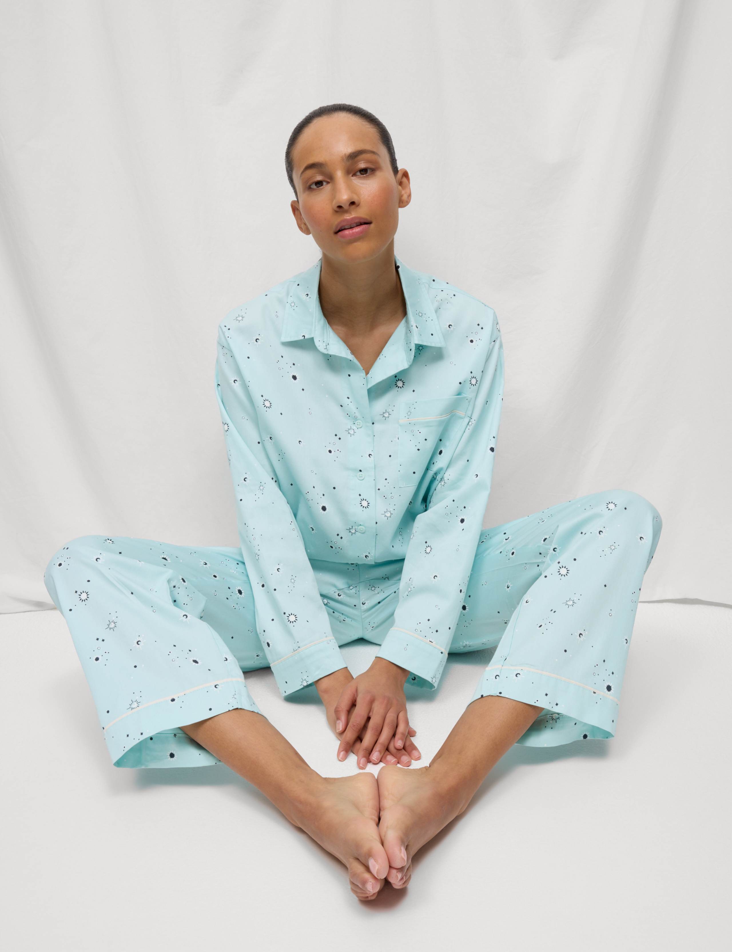 Cotton Sateen Eid Printed Pyjama Set