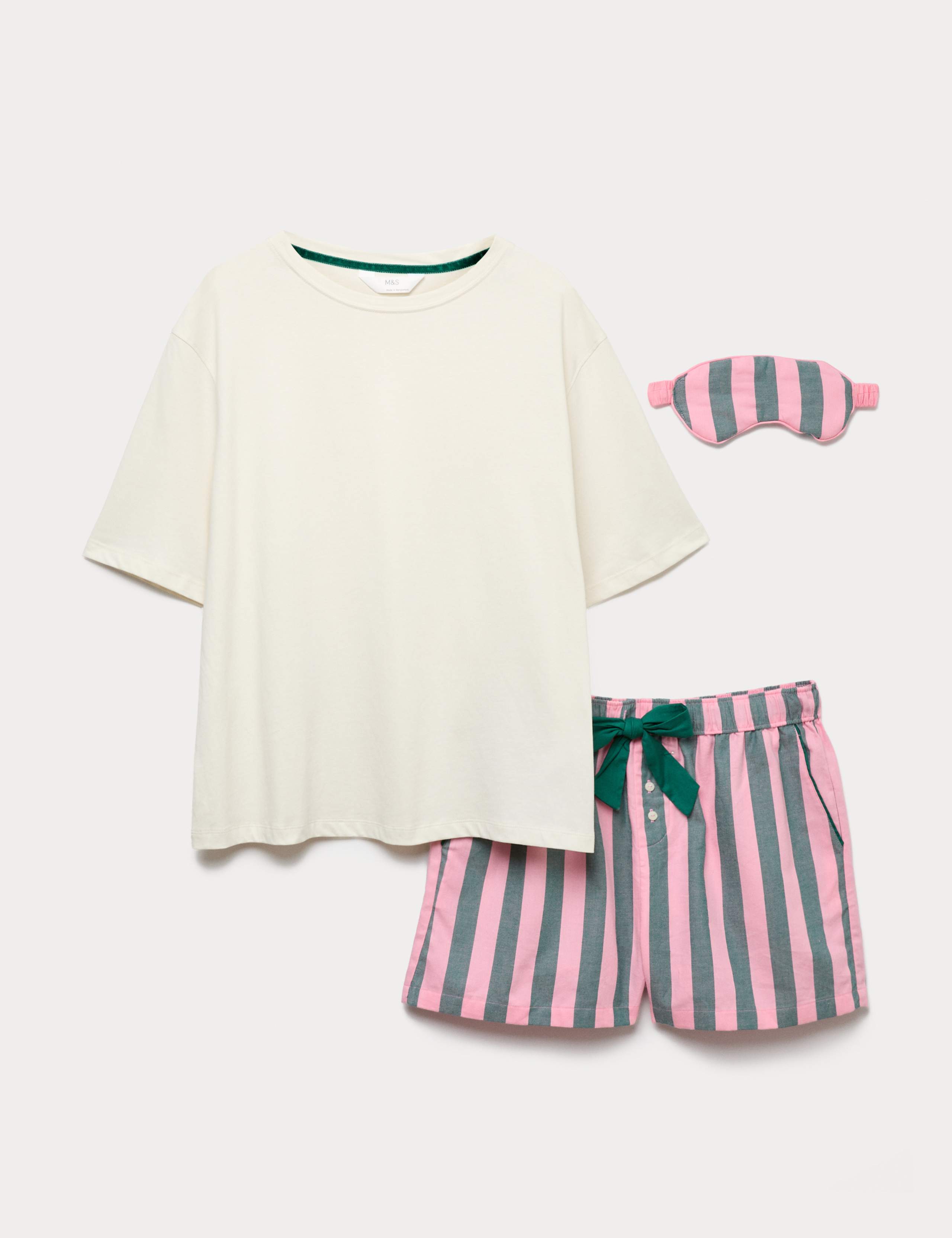 Pure Cotton Striped Short Pyjama Set