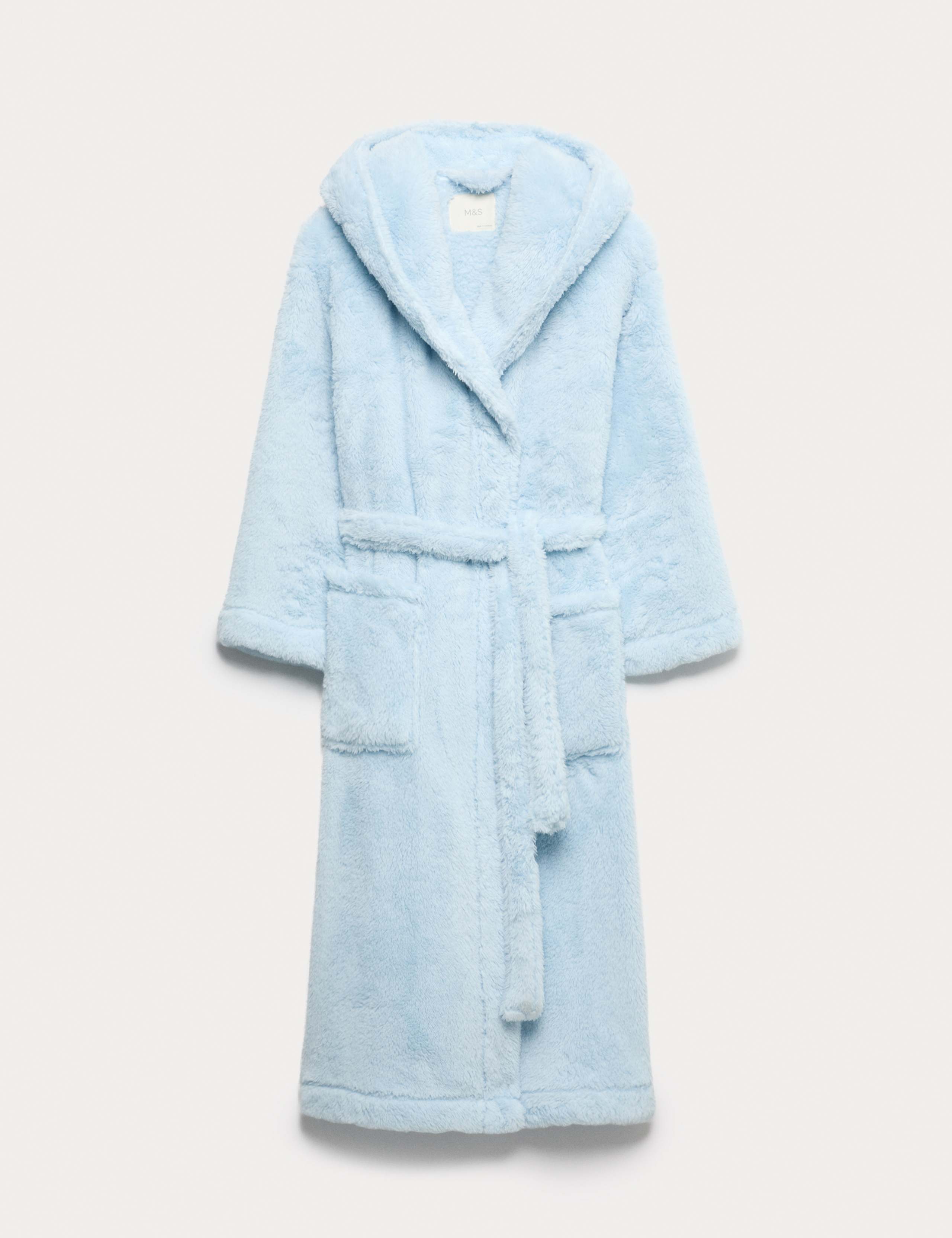 Fleece Hooded Dressing Gown