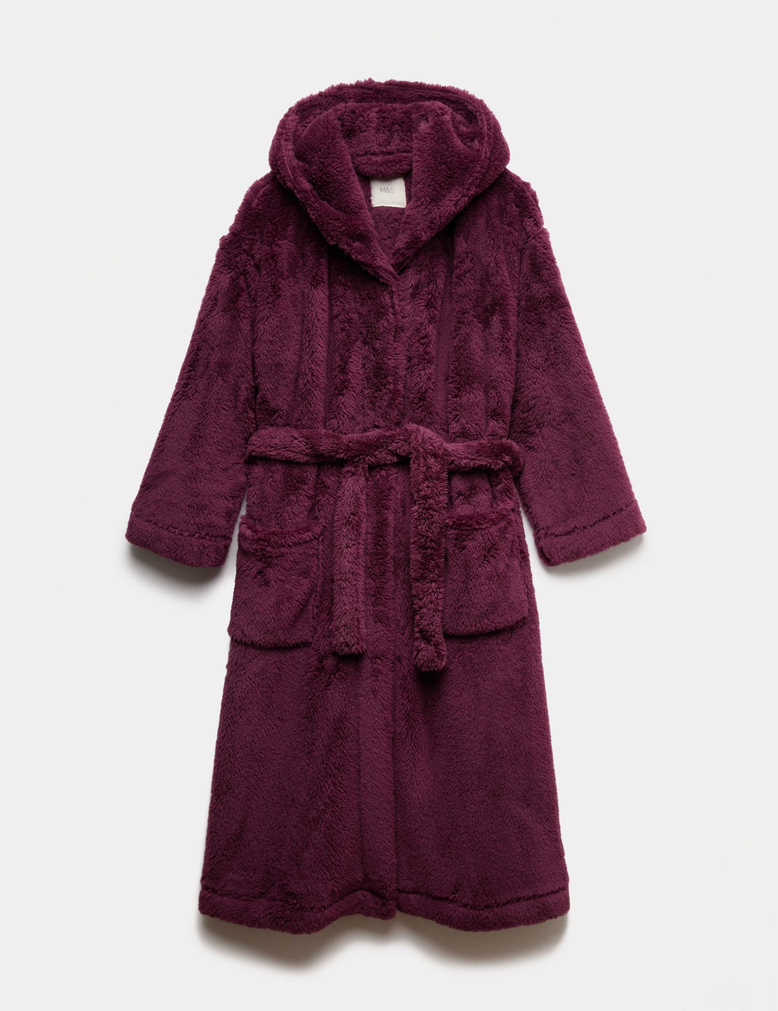 Fleece Hooded Dressing Gown