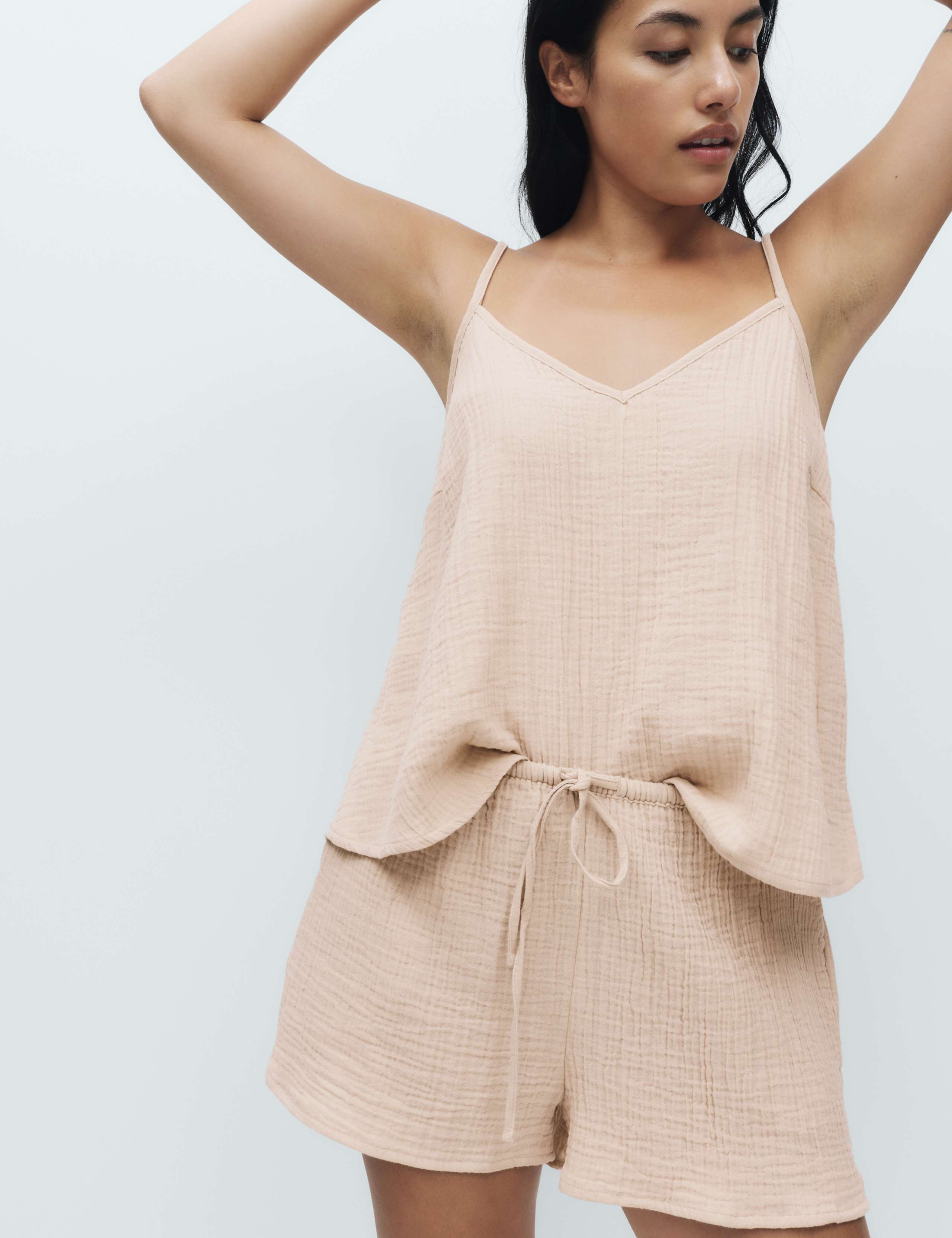 Muslin Cami Shortie Pyjama Set