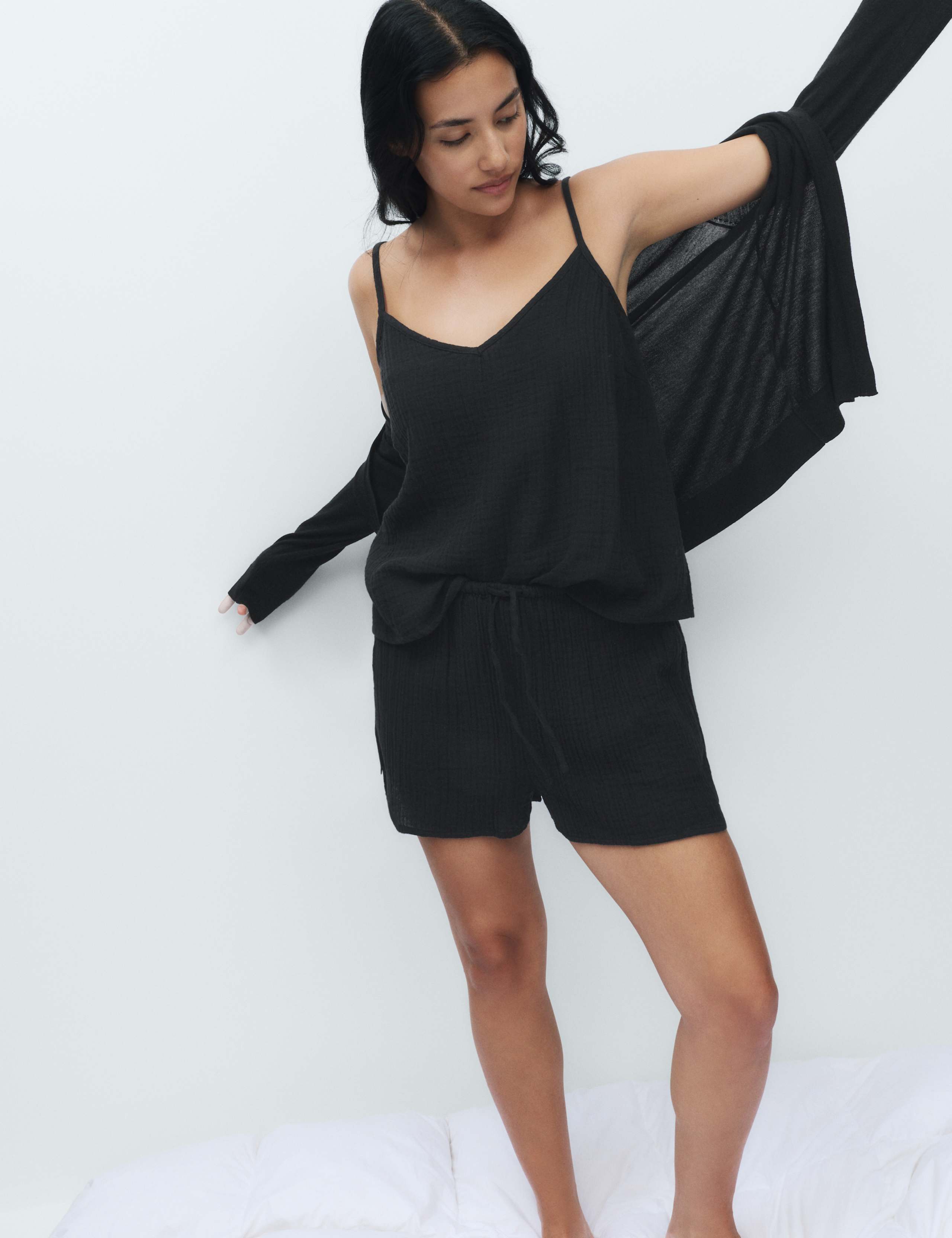 Muslin Cami Shortie Pyjama Set