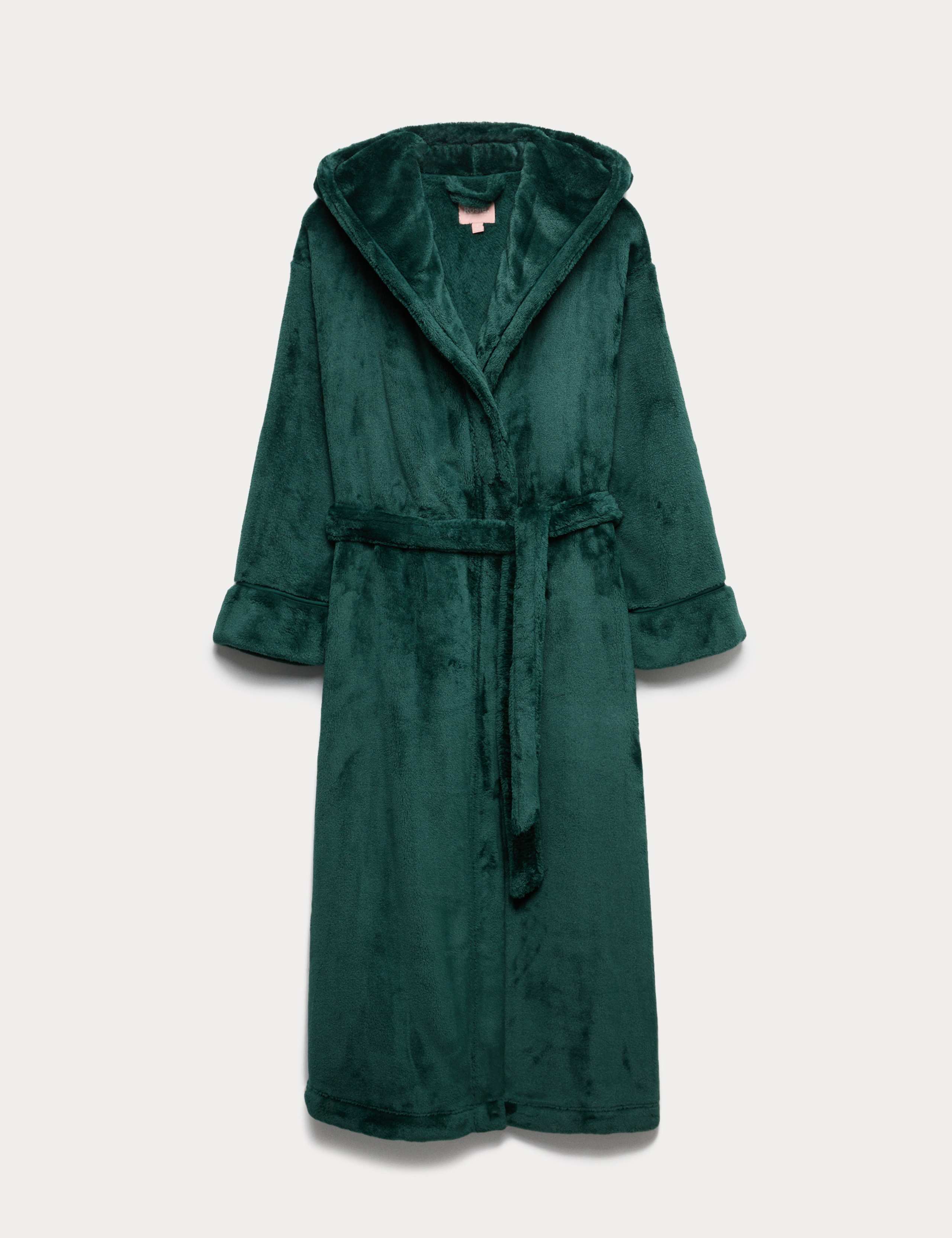 Fleece Hooded Dressing Gown