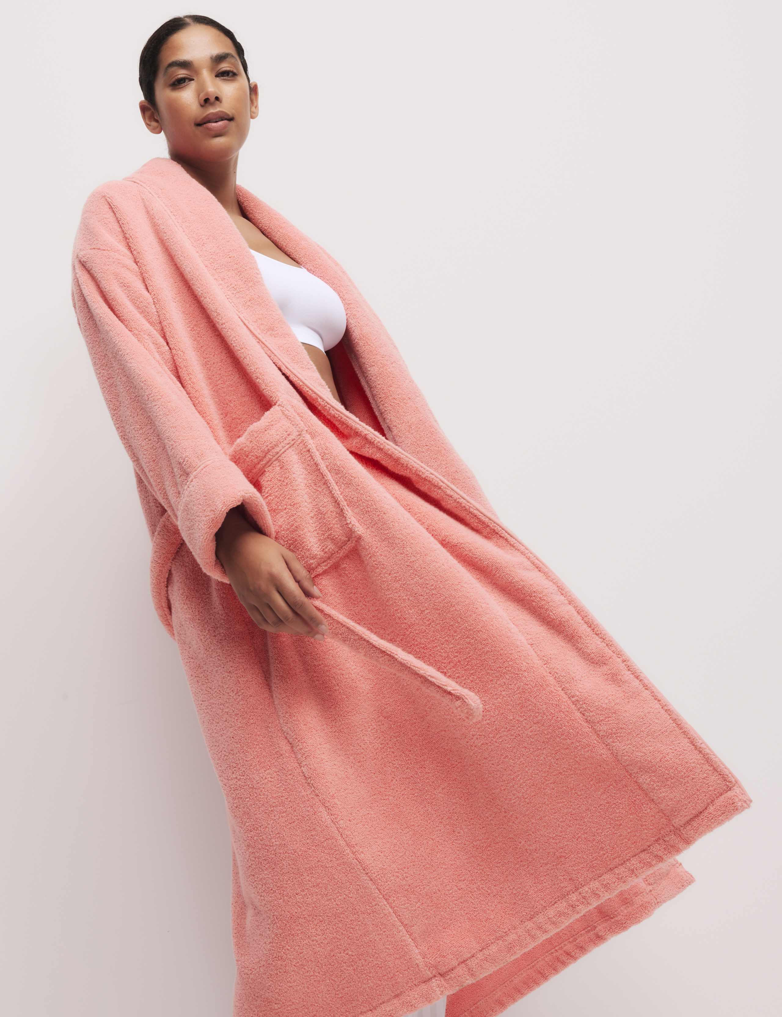 Pure Cotton Towelling Dressing Gown