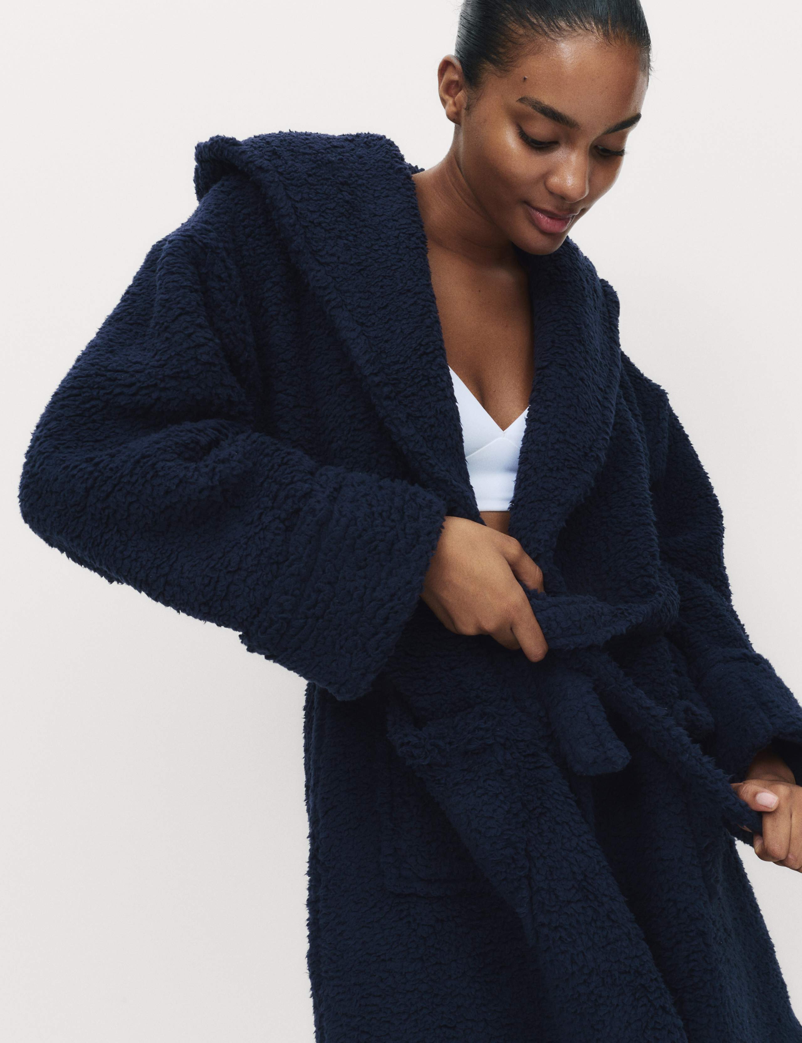 Teddy Borg Hooded Dressing Gown