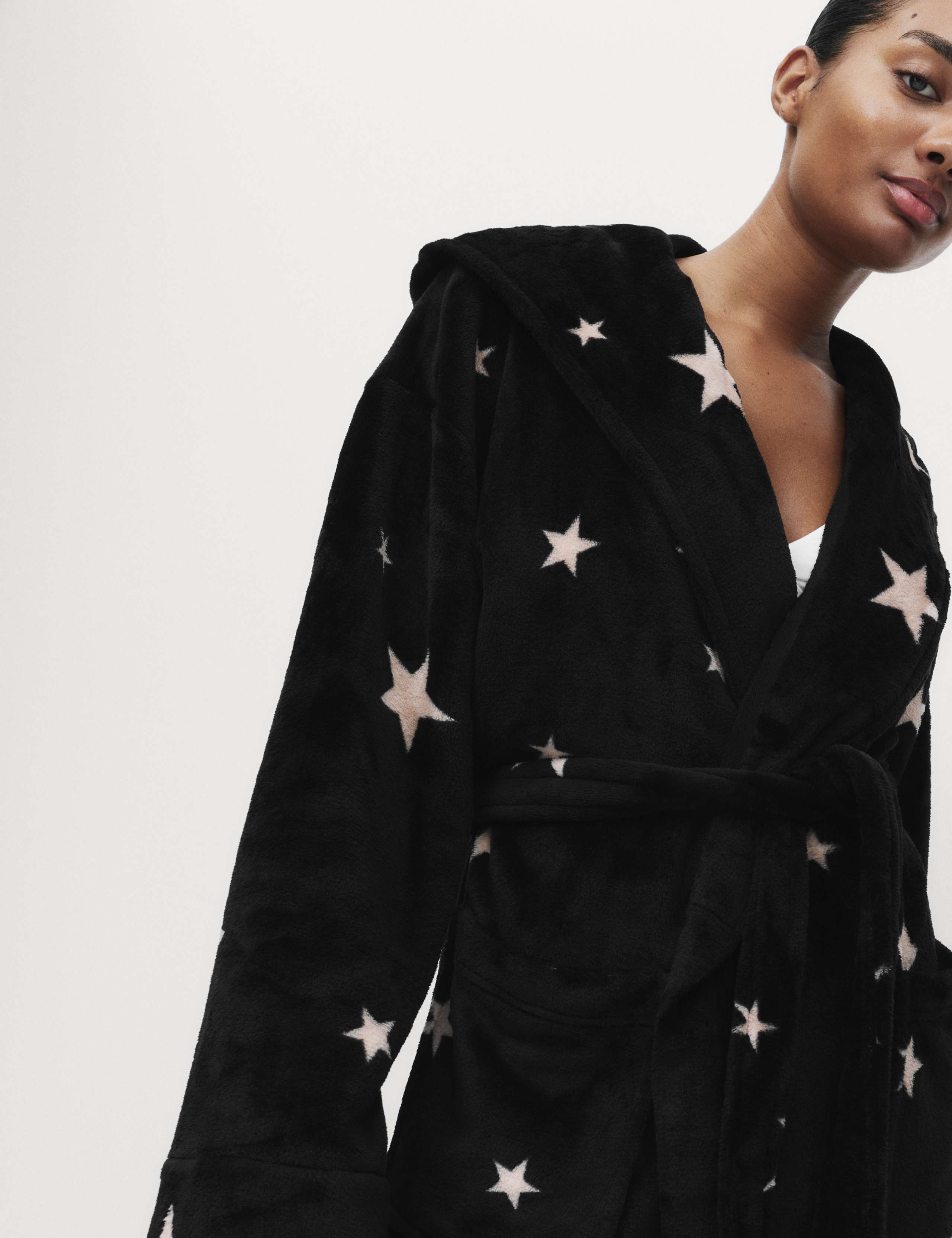Printed Shimmer Dressing Gown