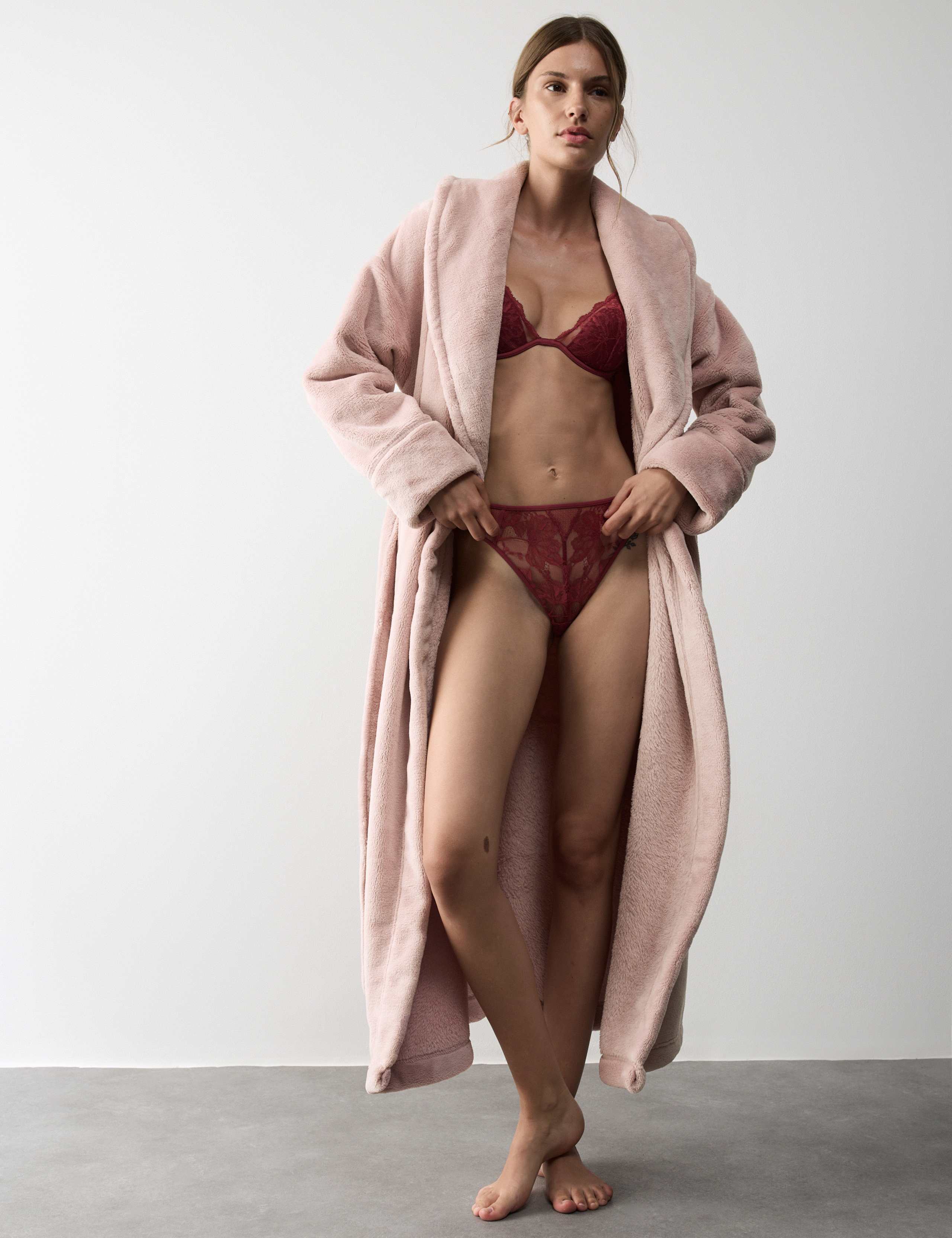 Premium Short Pile Dressing Gown