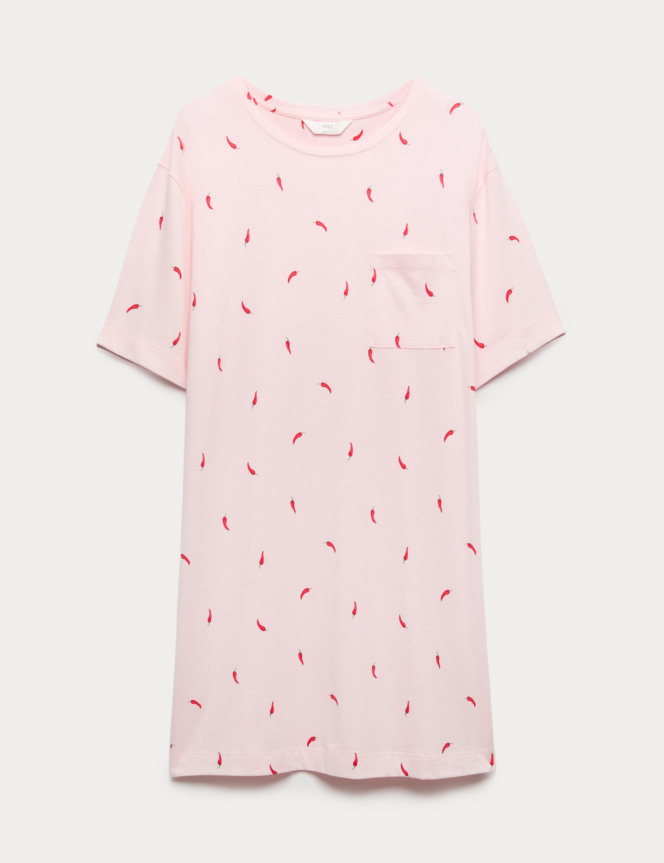 Cotton Modal Printed Minishirt