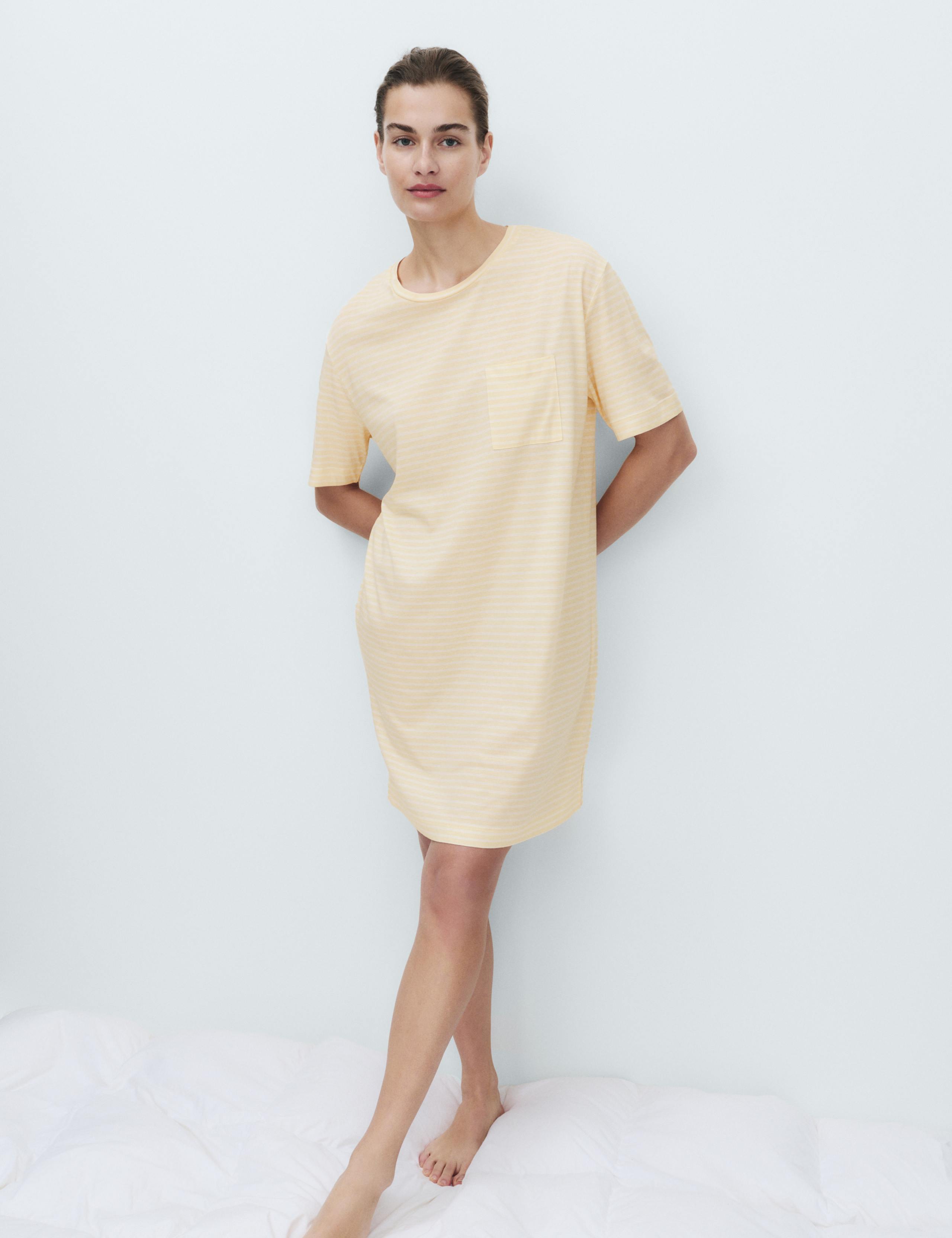 Cotton Modal Printed Minishirt