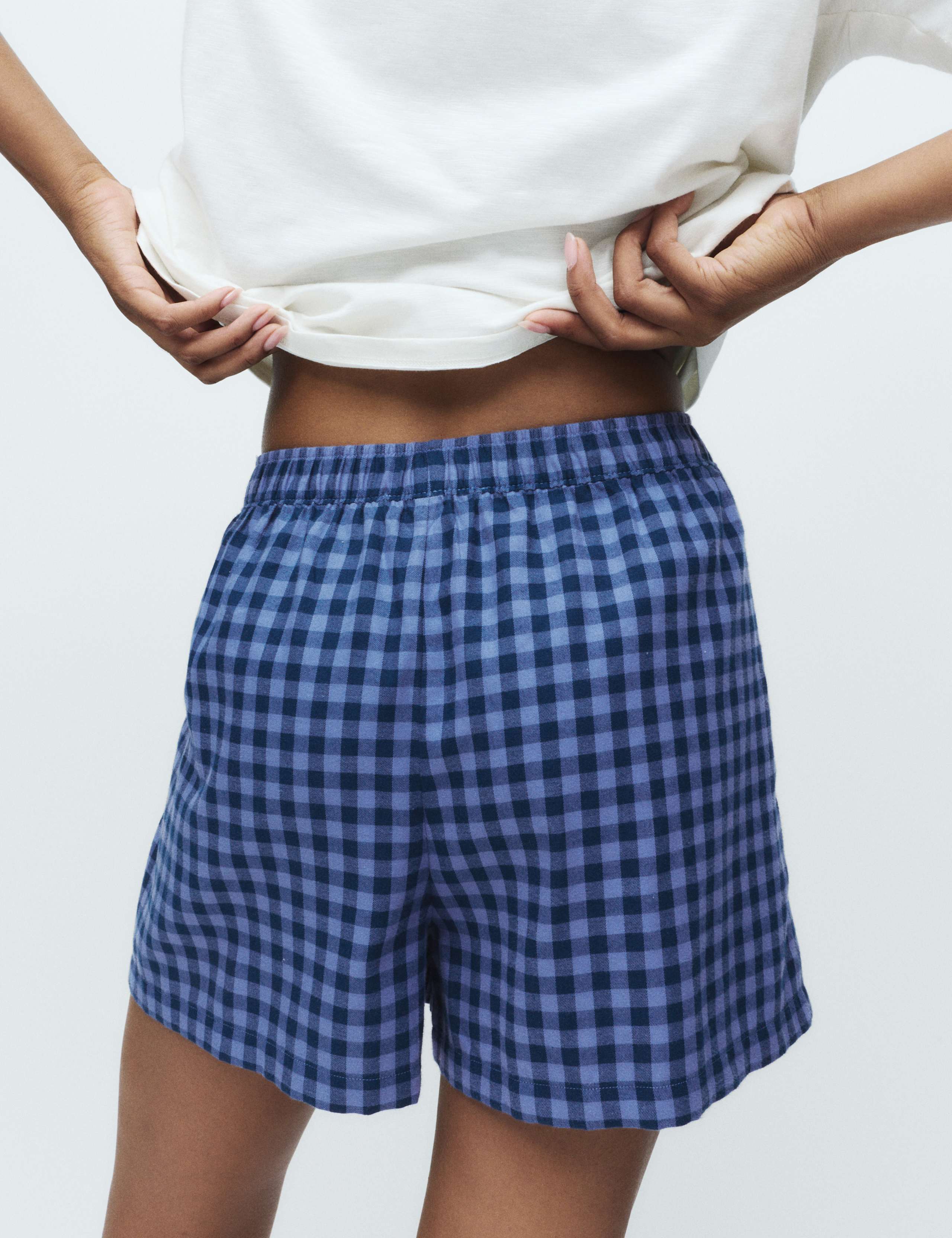 2pk Pure Cotton Printed Pyjama Shorts