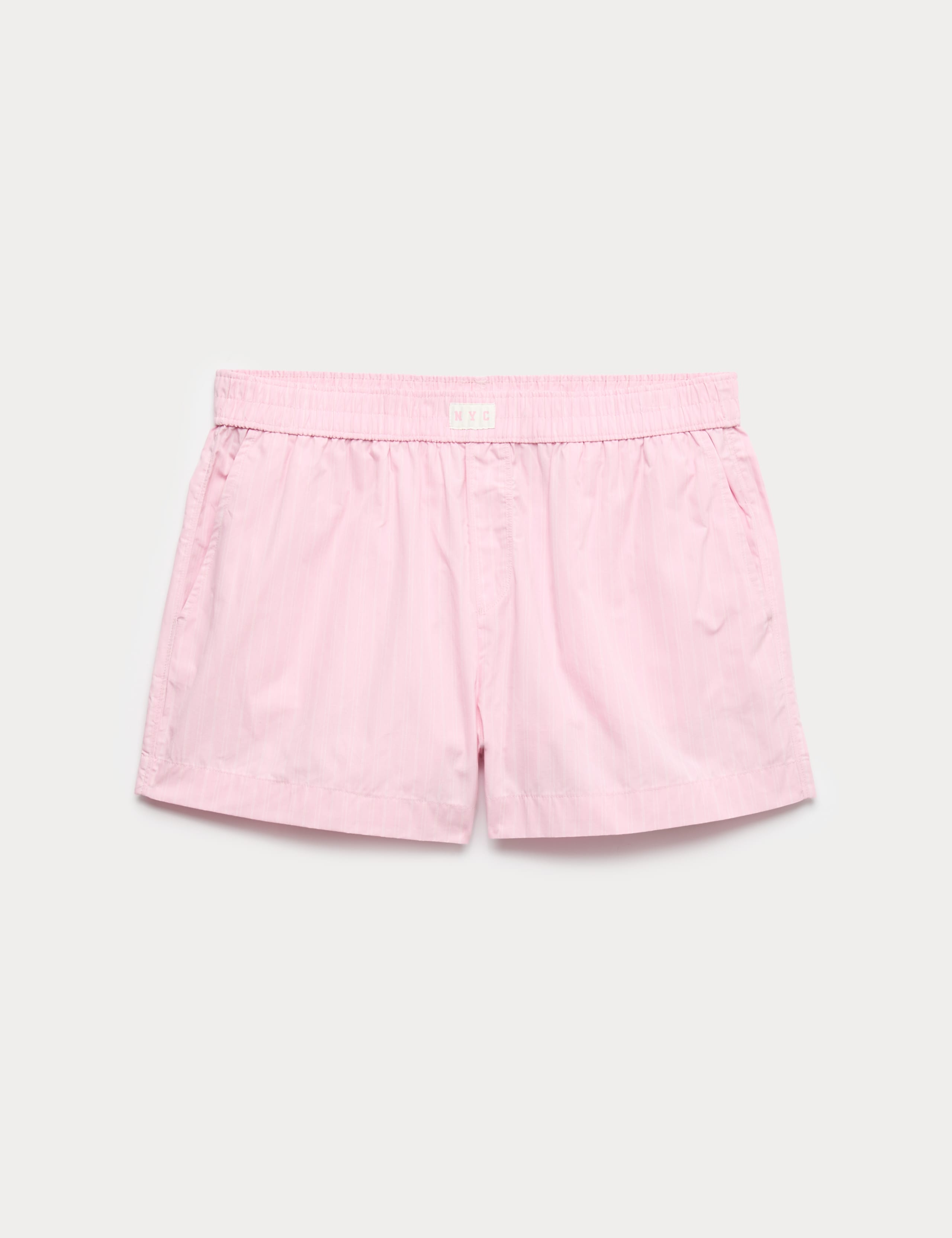 Pure Cotton Striped Pyjama Shorts