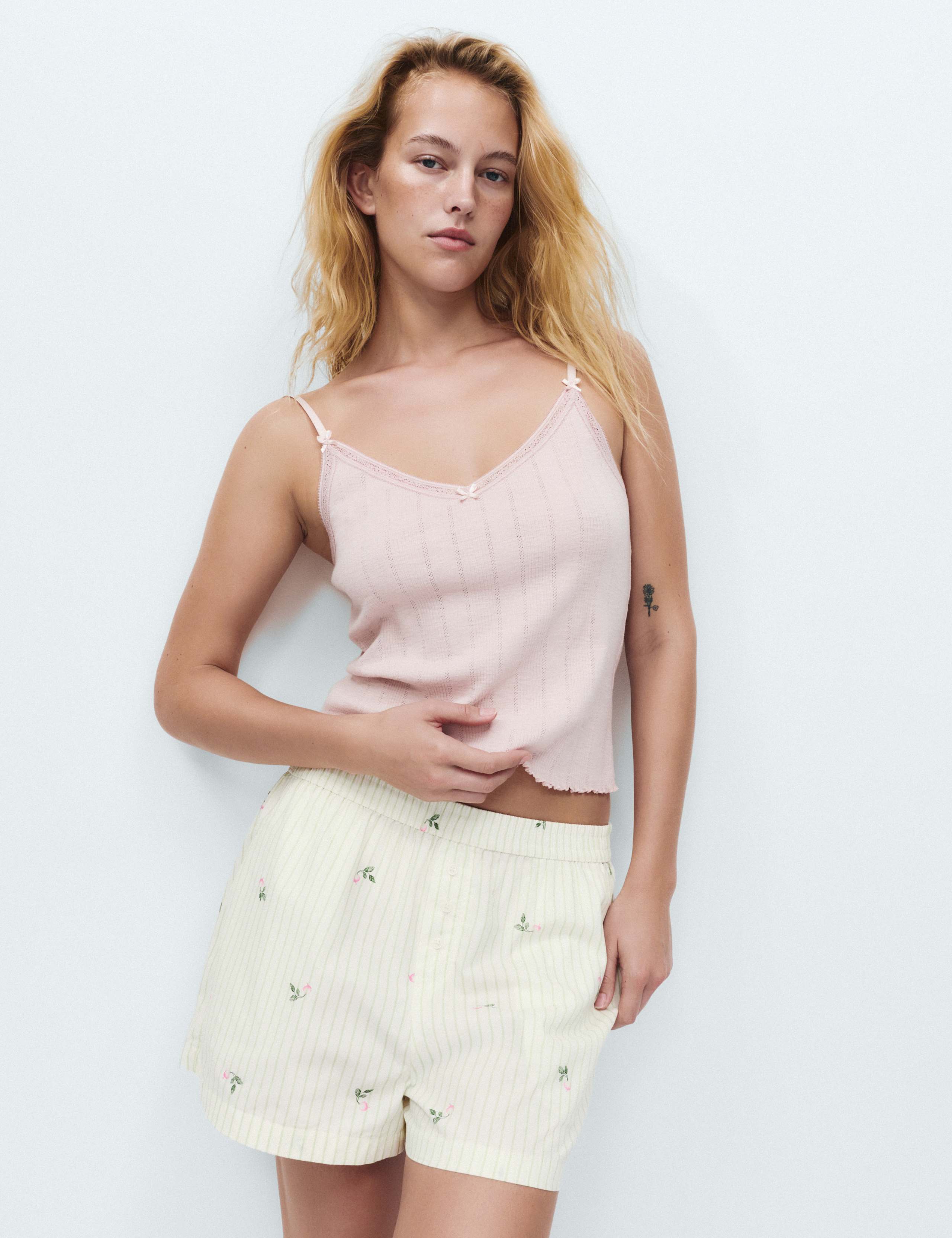 Pure Cotton Radish Printed Pyjama Shorts