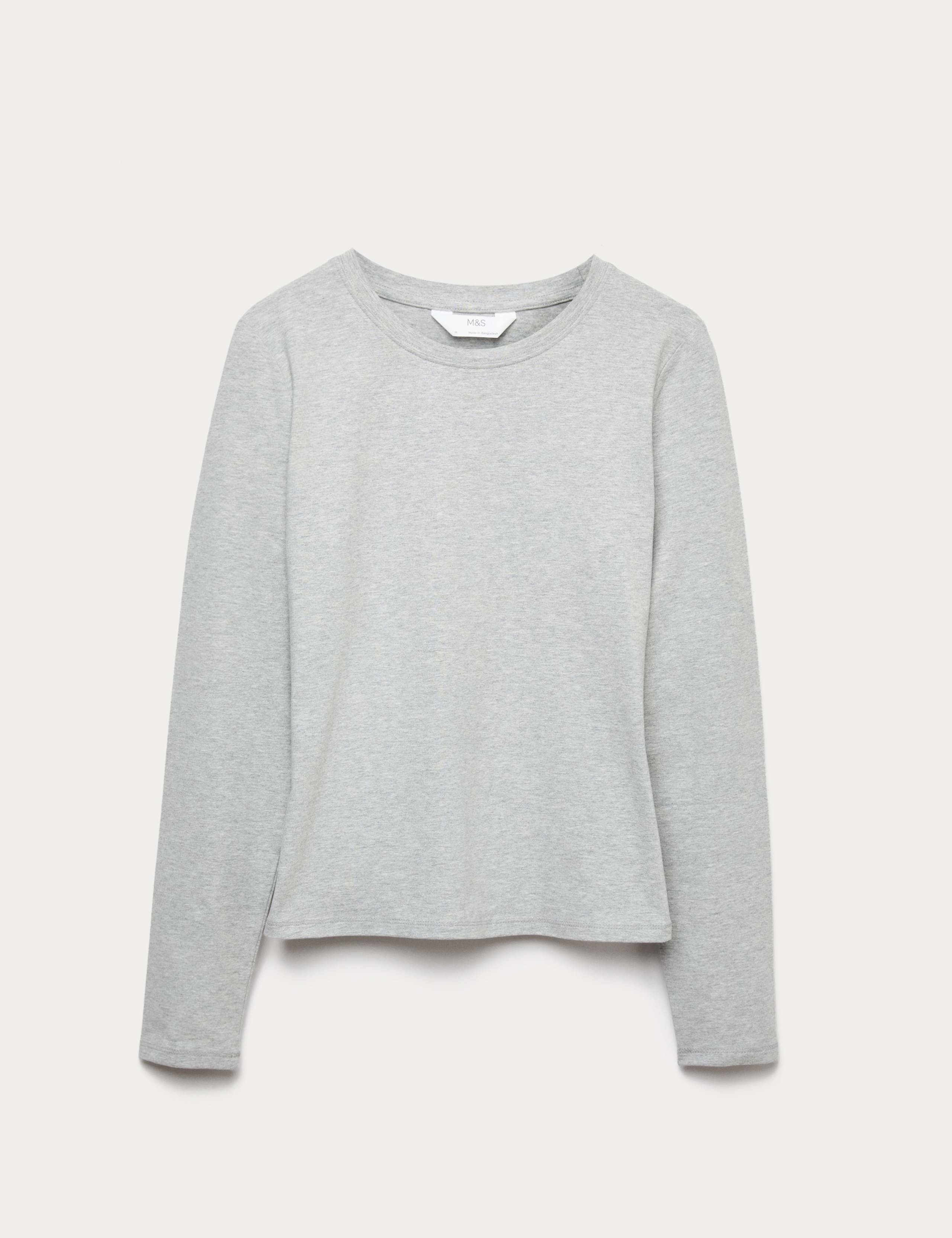 Cotton Rich Long Sleeve Pyjama Top