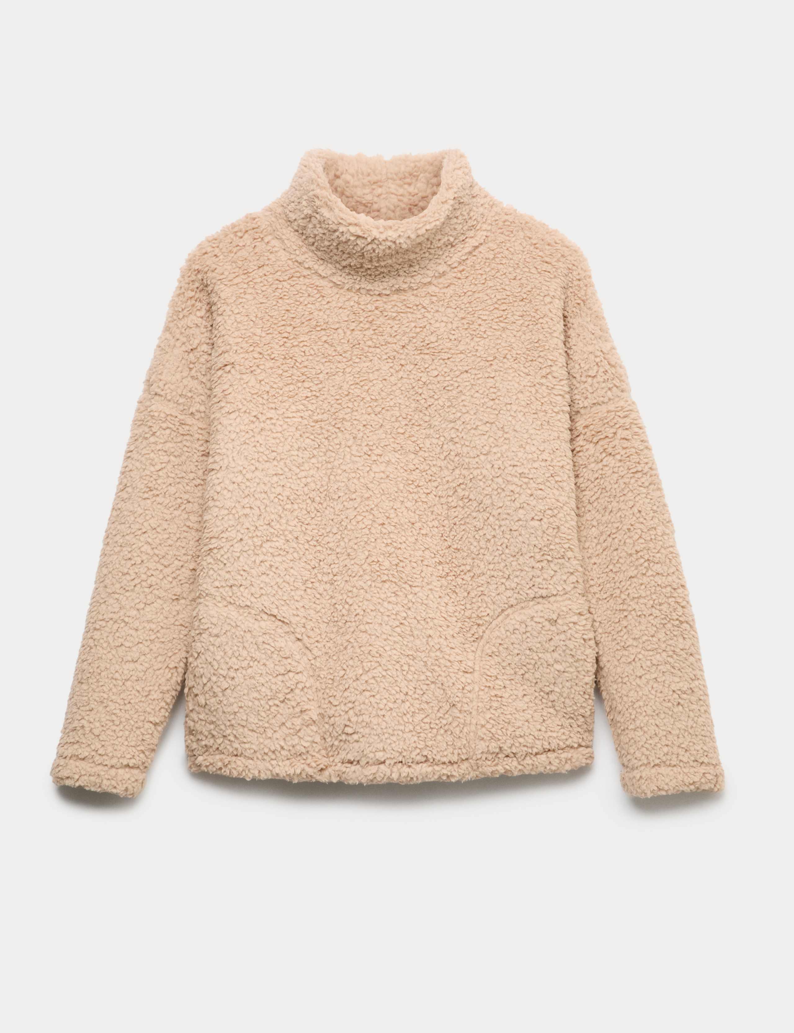 Teddy Borg Funnel Neck Sweatshirt